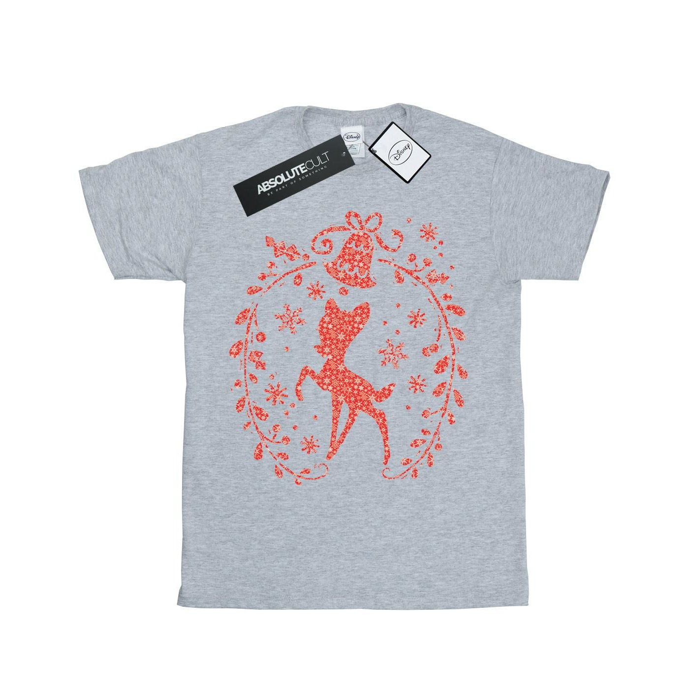Li-cense Disney jongens bambi kerstkrans t-shirt