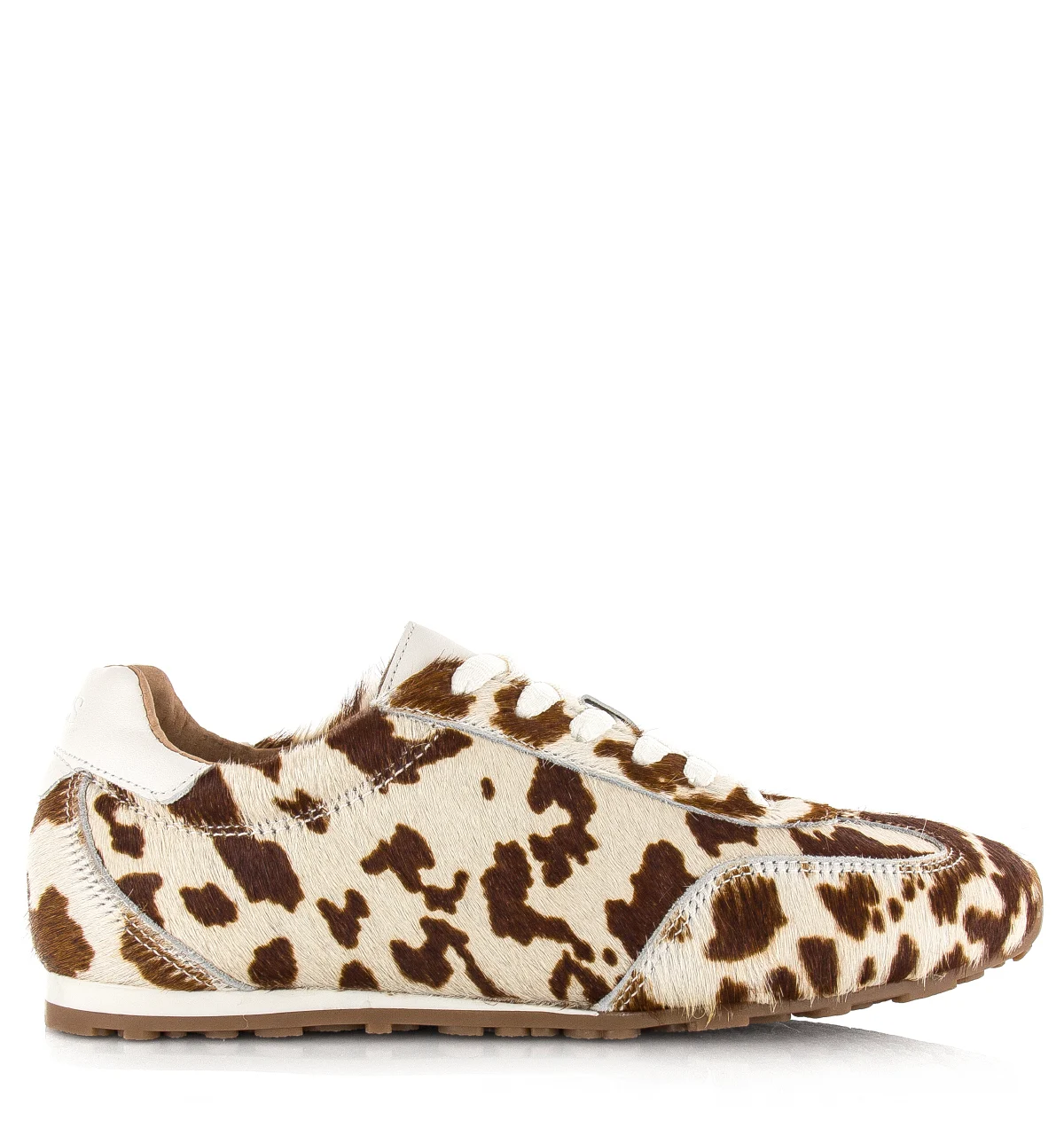 DWRS Label Dwrs sava cow hair on sneakers lage sneakers dames