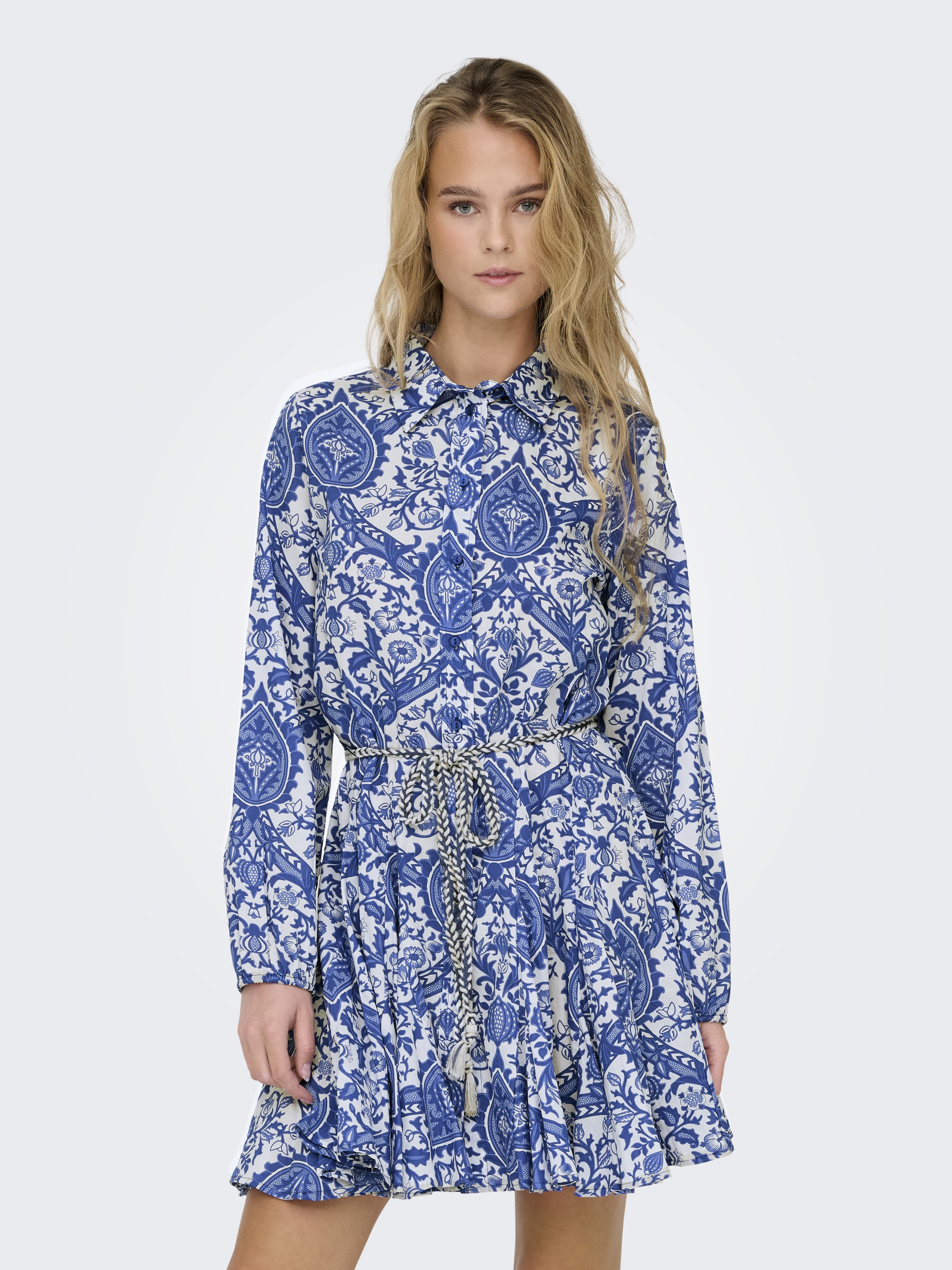 Only Onllumina l/s short dress wvn noos