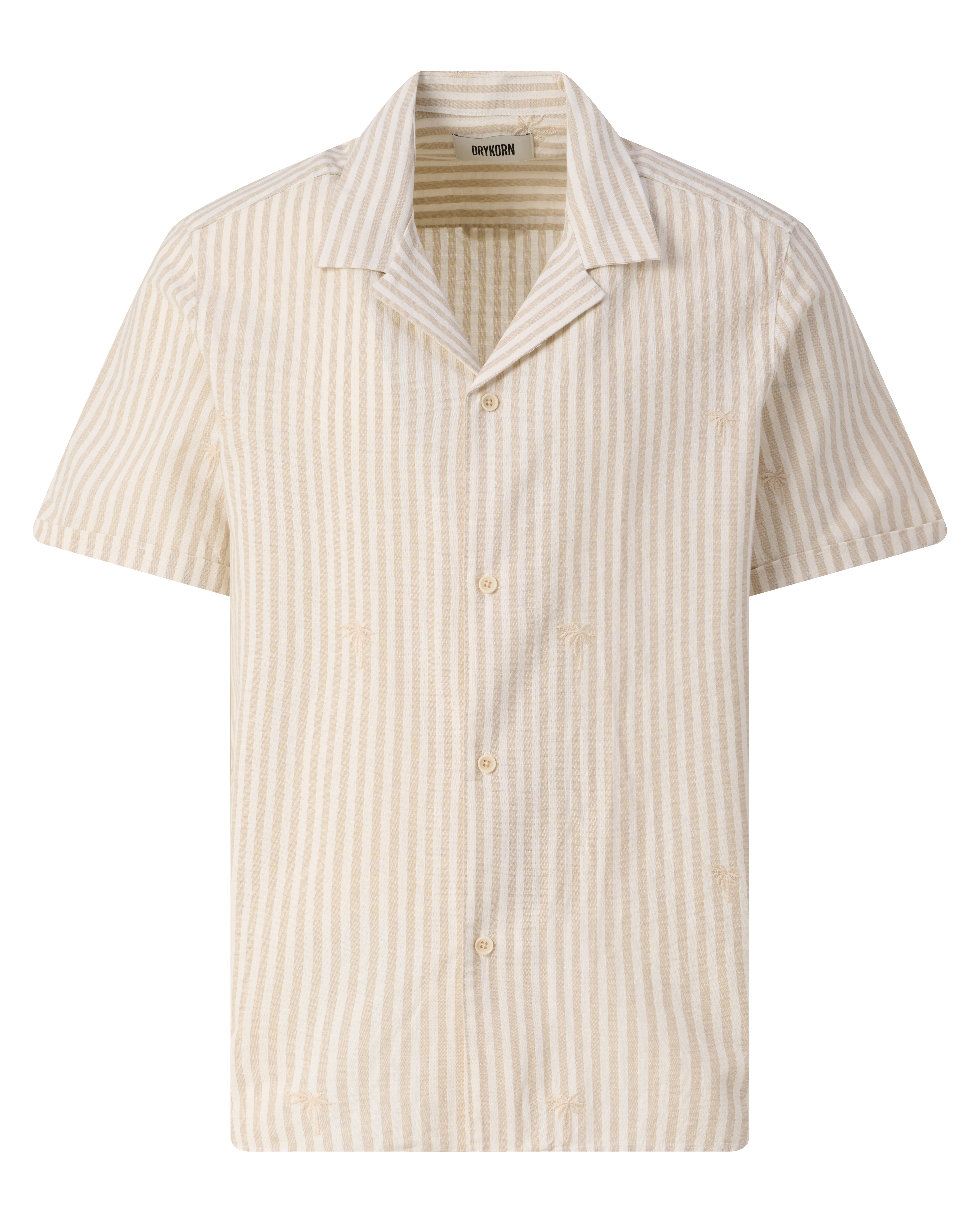 Drykorn Bijan casual shirt met korte mouwen
