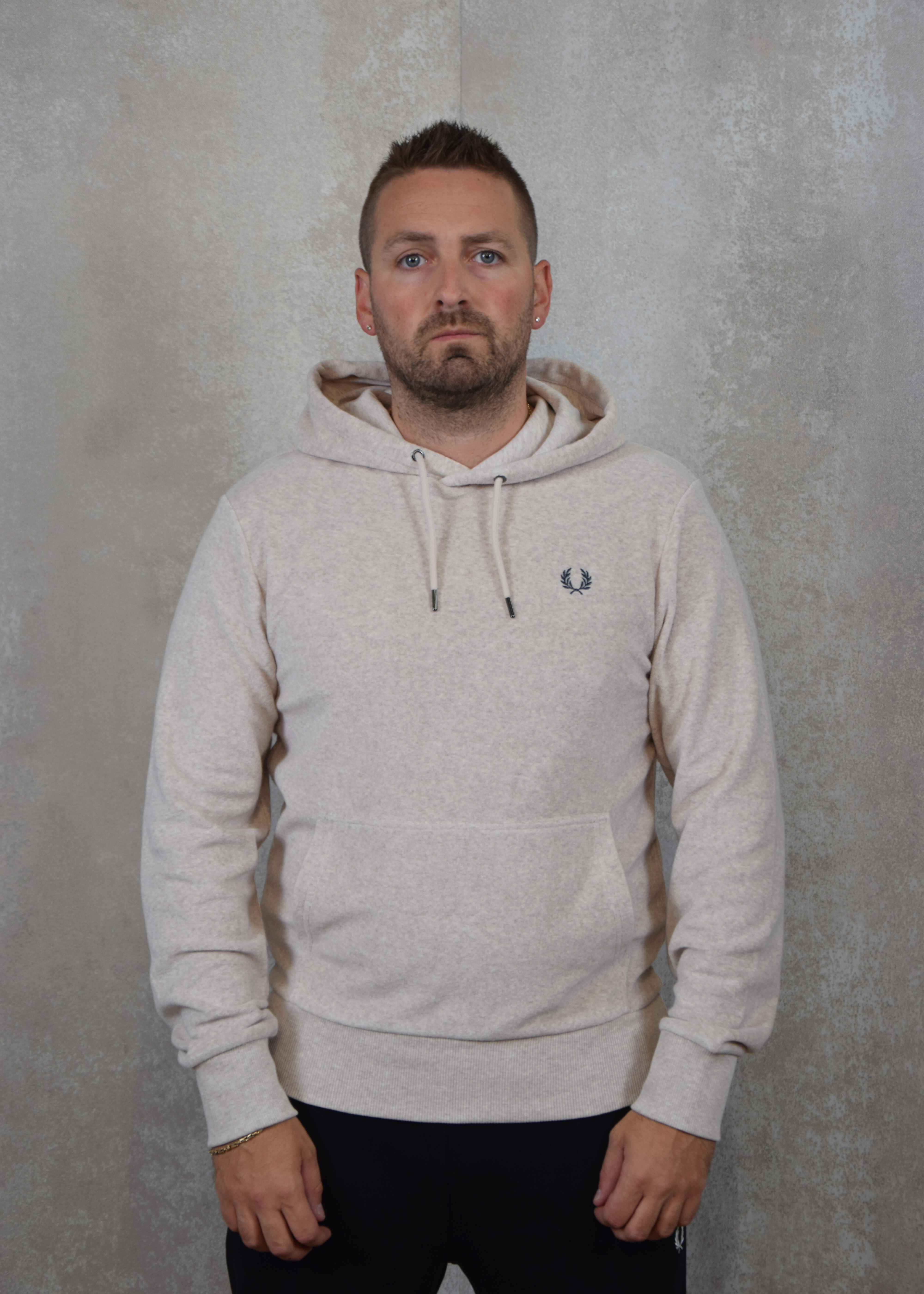 Fred Perry Towelling crew neck sweatshirt