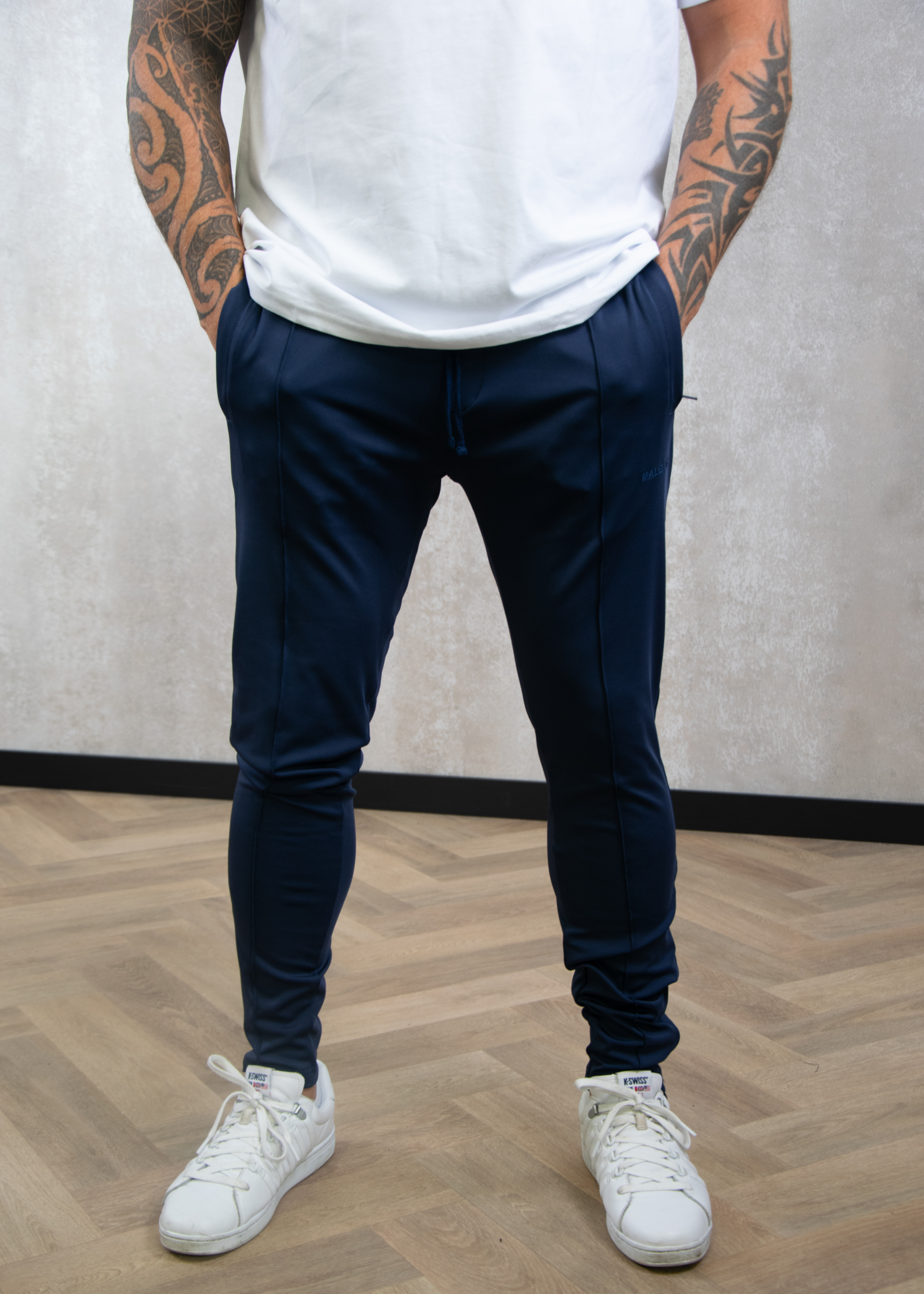 Malelions Slim logo trackpants