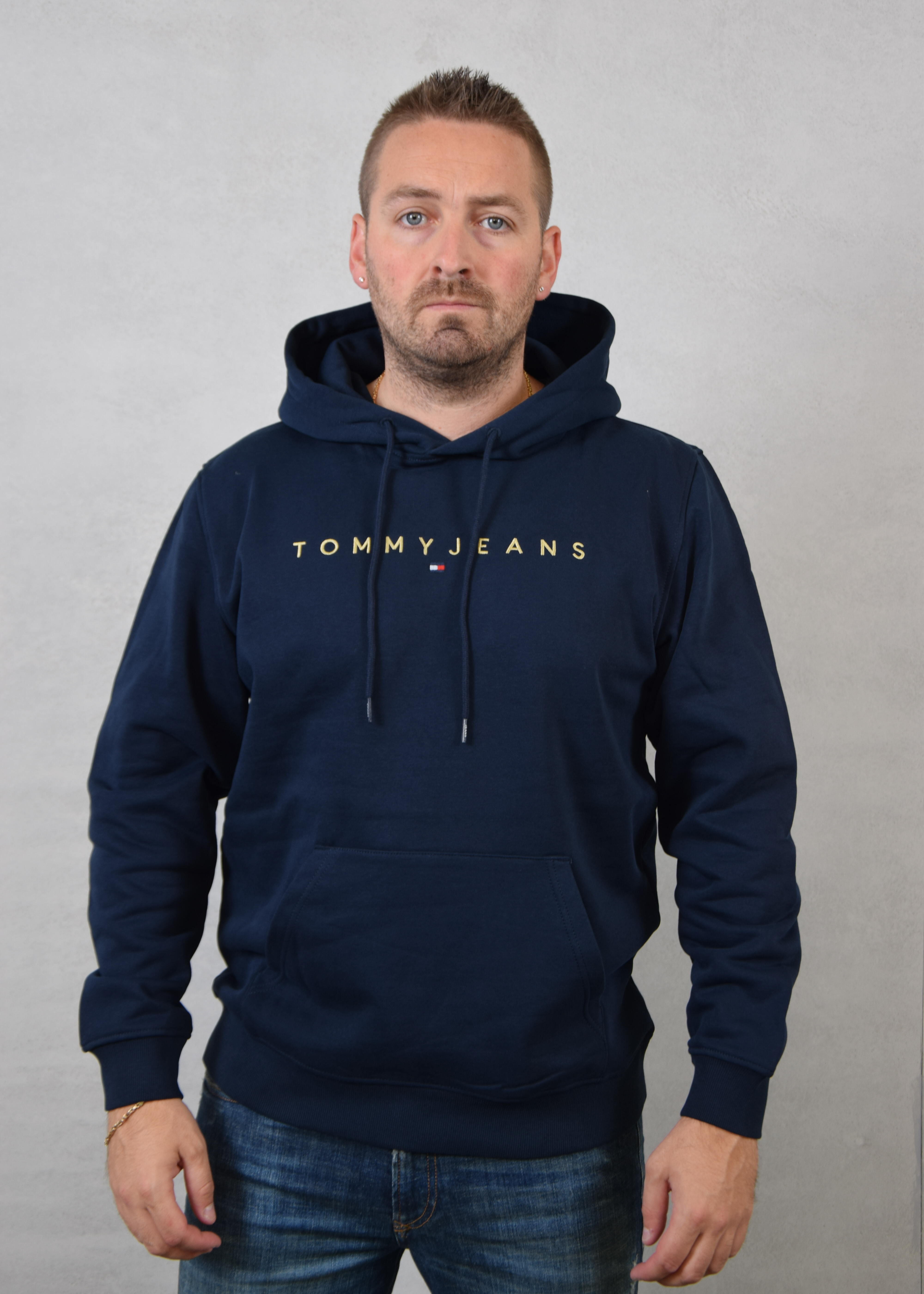 Tommy Hilfiger Reg linear gold hood ext