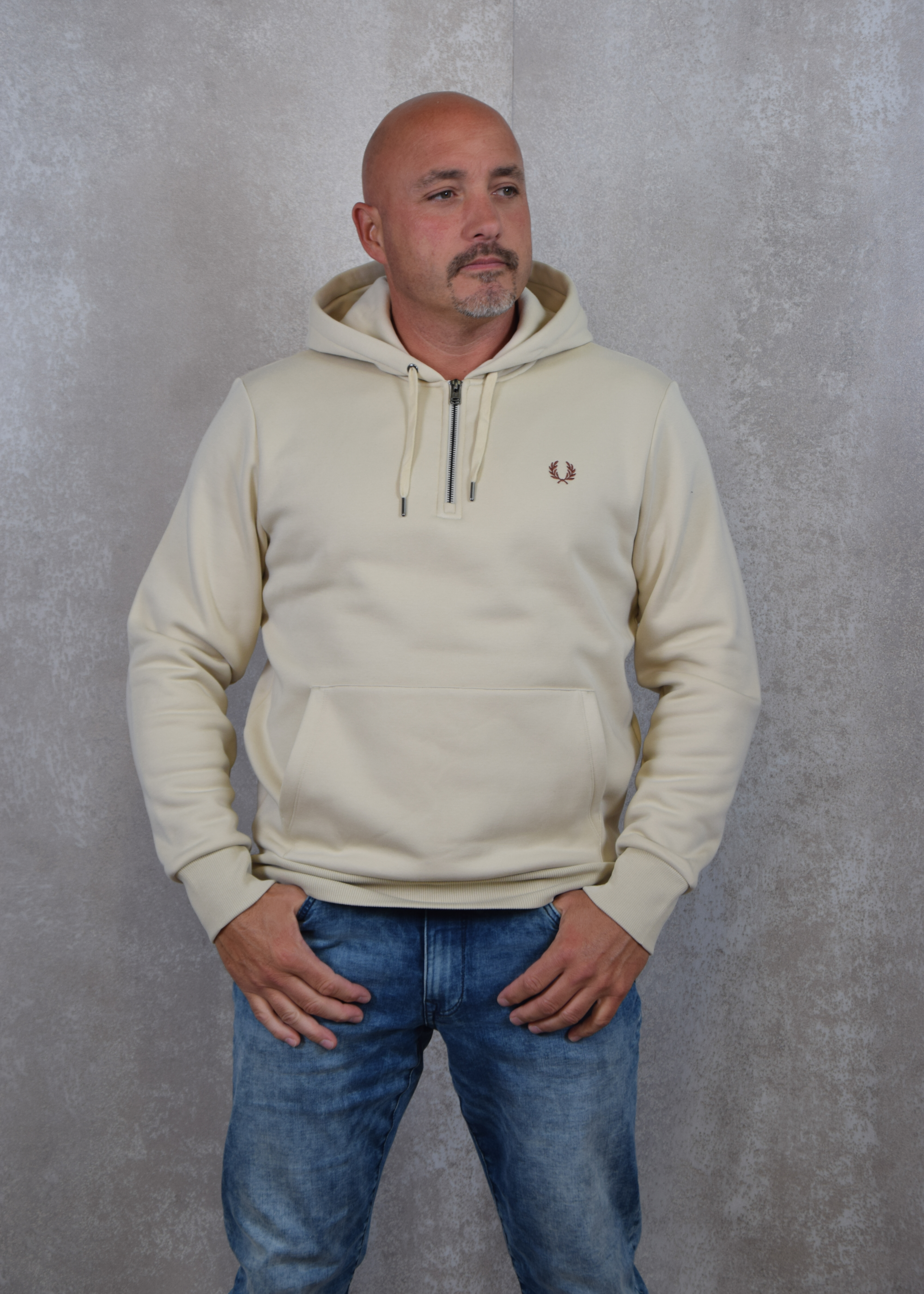 Fred Perry Hooded fleece back sweatshirt