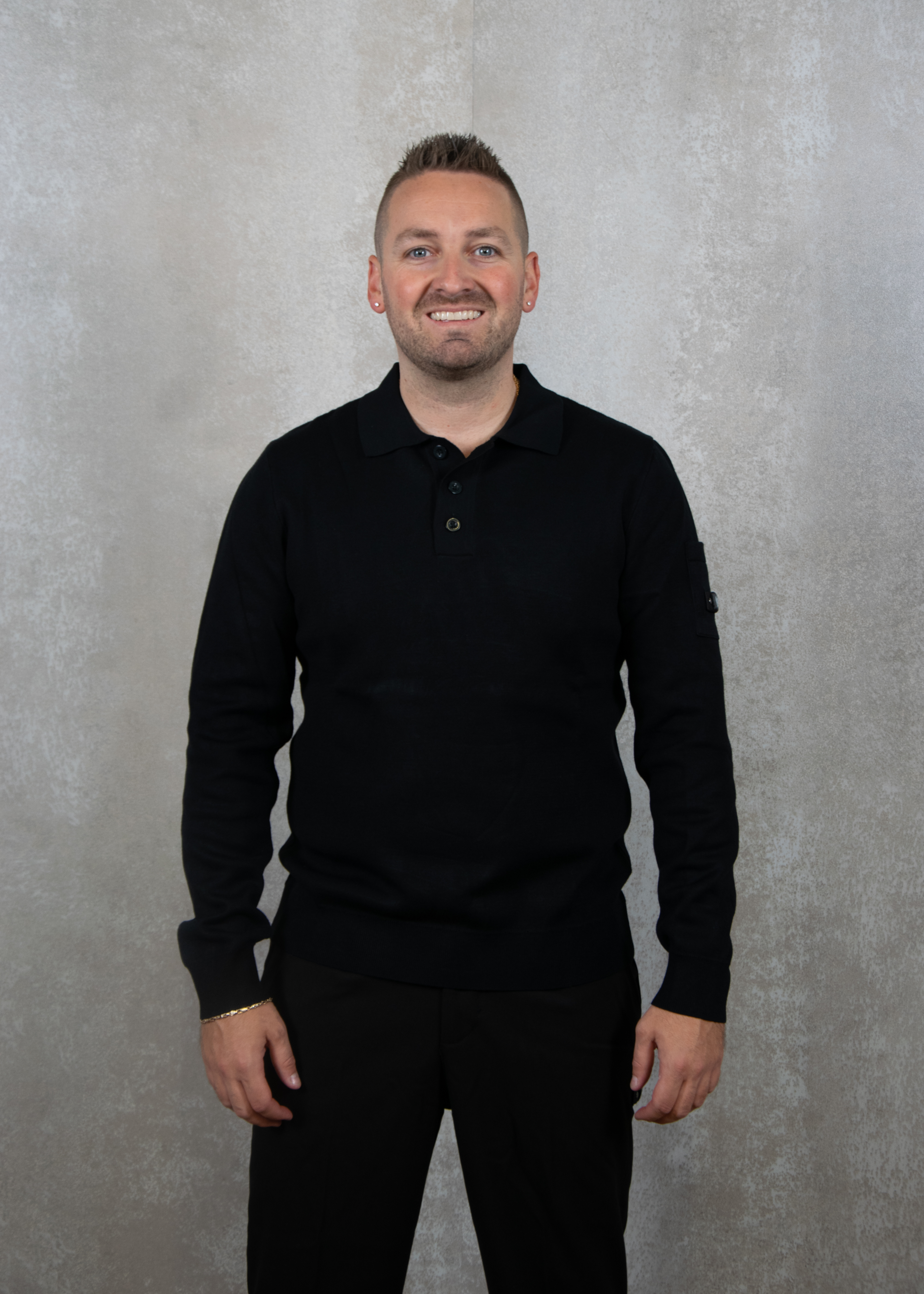 Quotrell Couteux knitted button up
