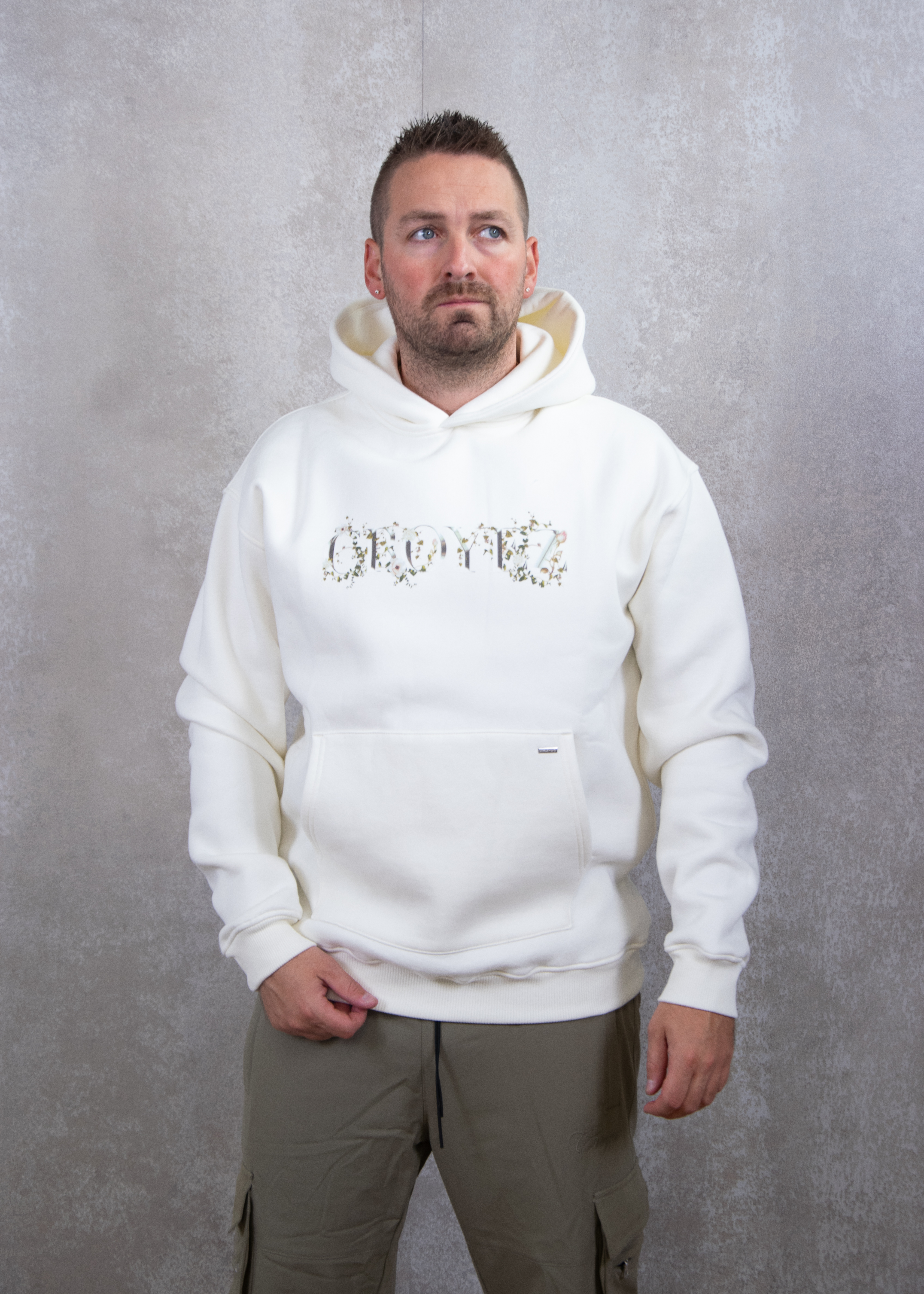 Croyez Homme Chrome flower hoodie
