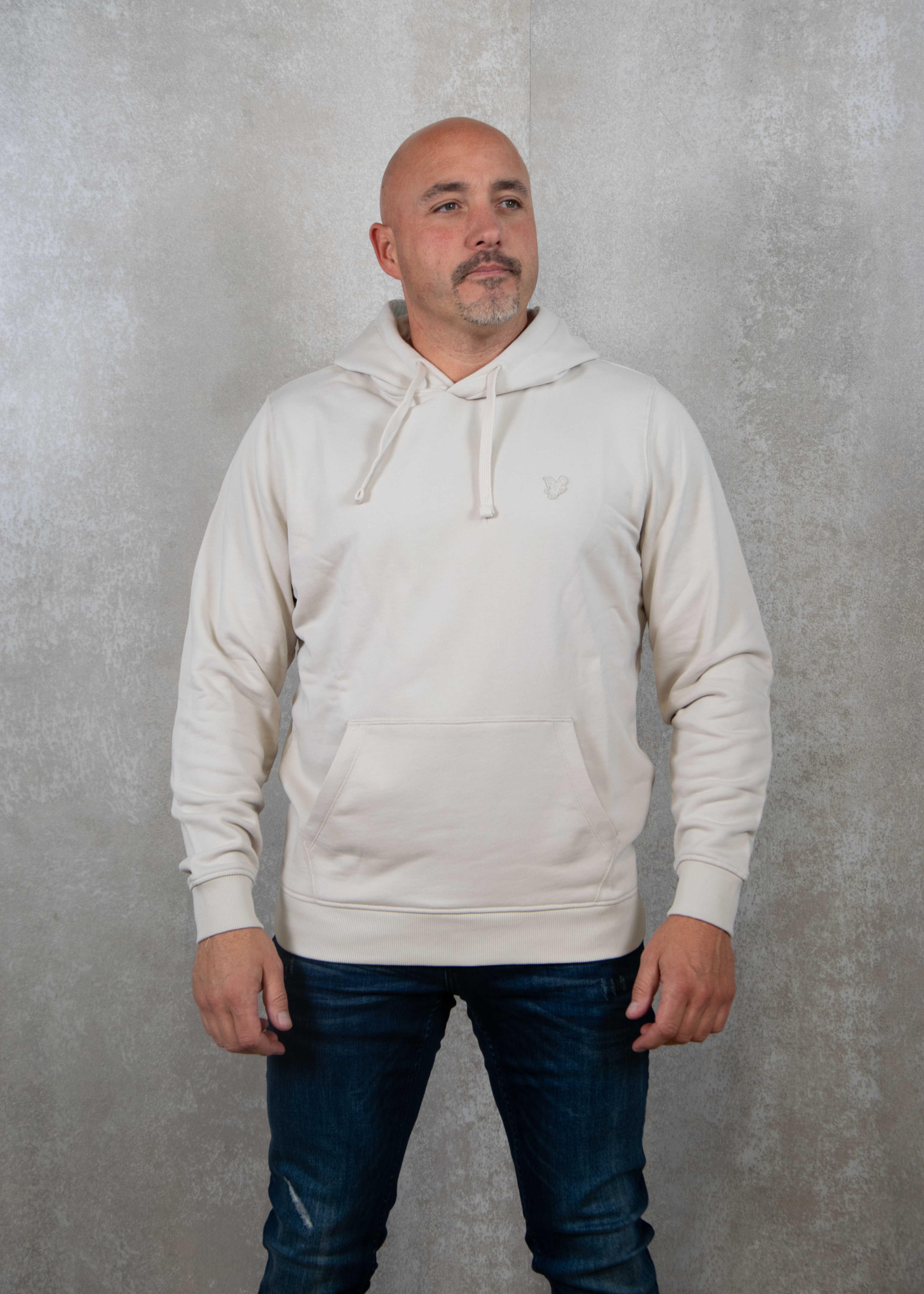 Lyle and Scott Tonal eagle pullover hoodie