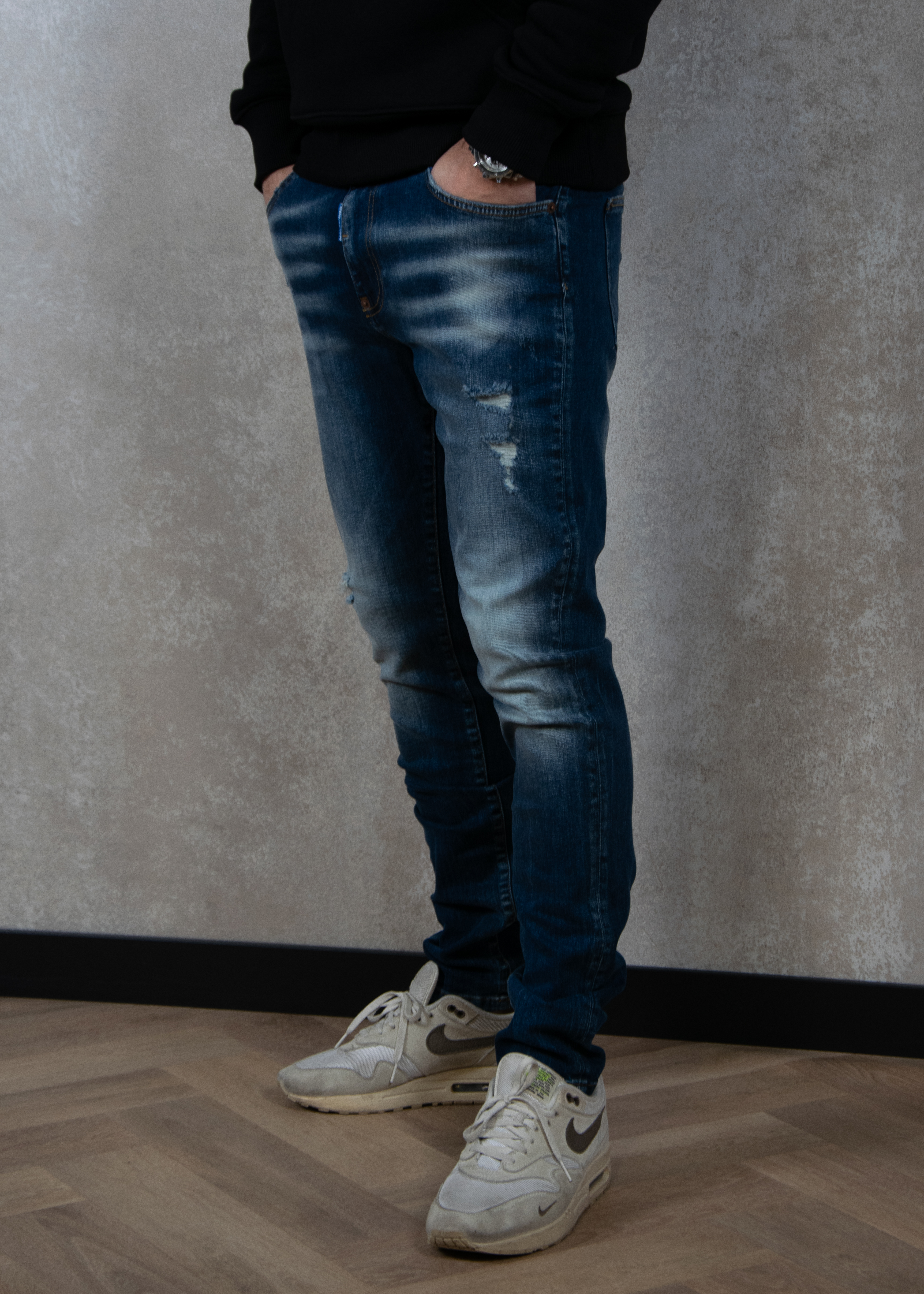 Malelions Slim regular destroyed jeans