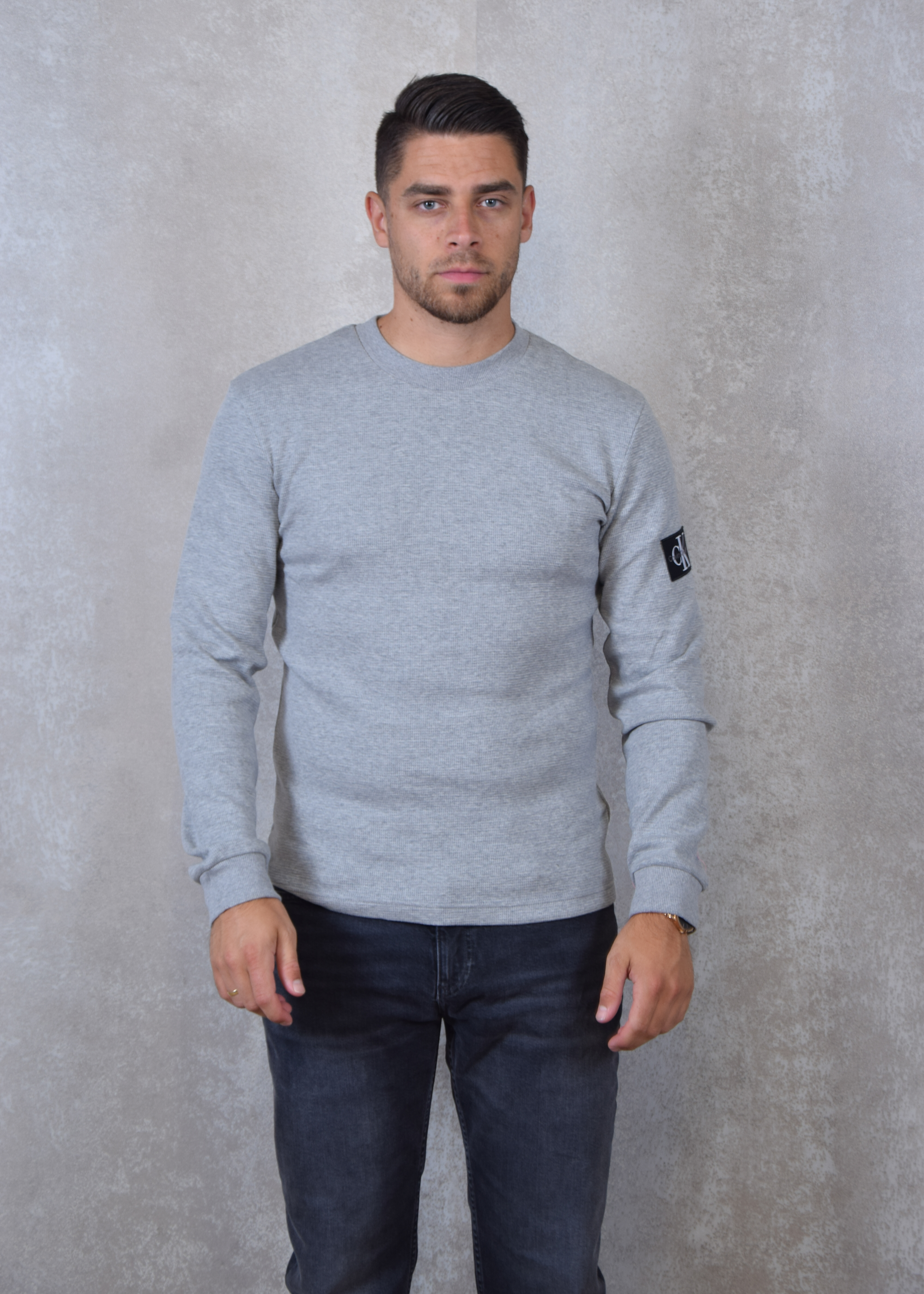 Calvin Klein Badge waffle ls tee
