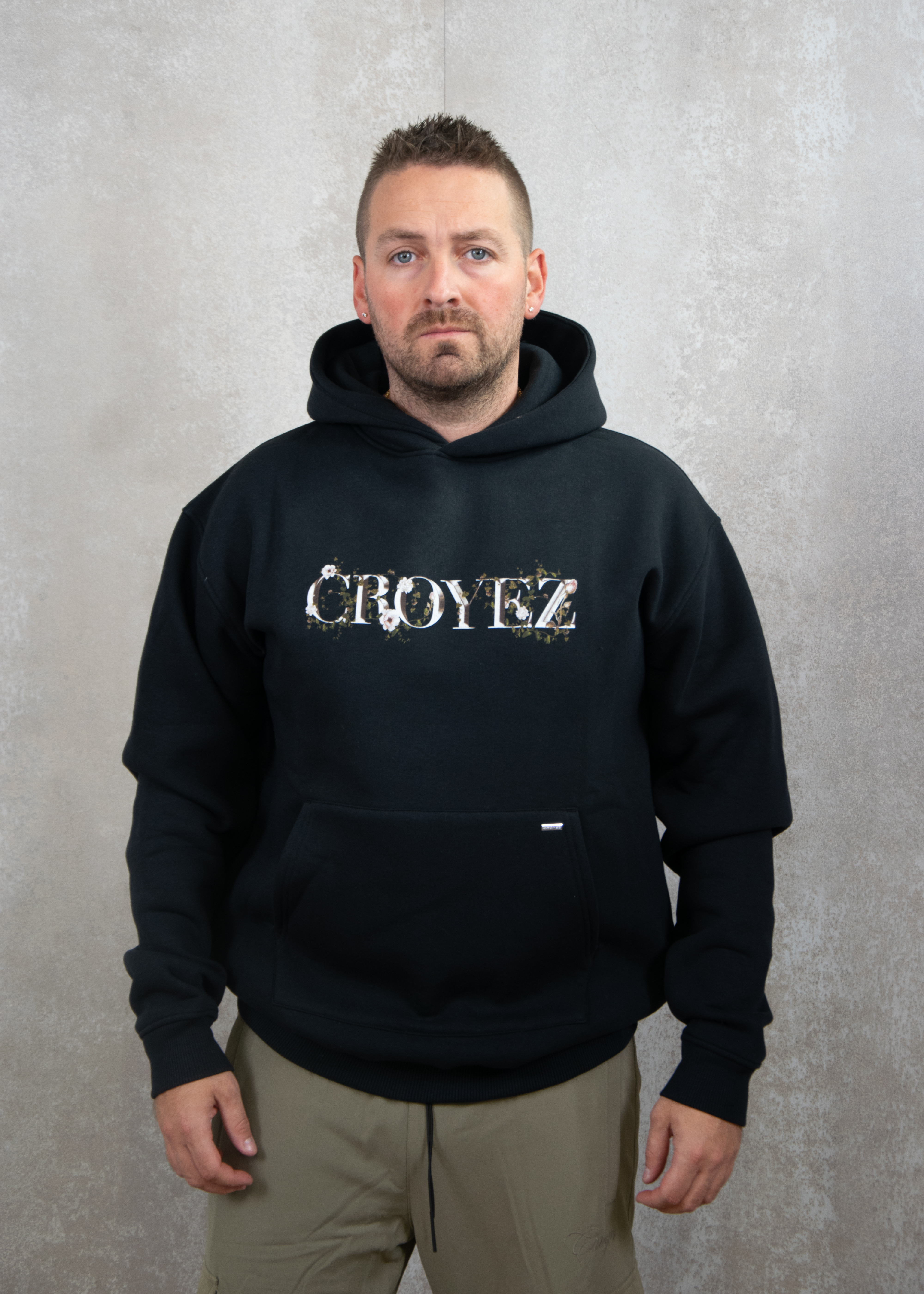 Croyez Homme Chrome flower hoodie