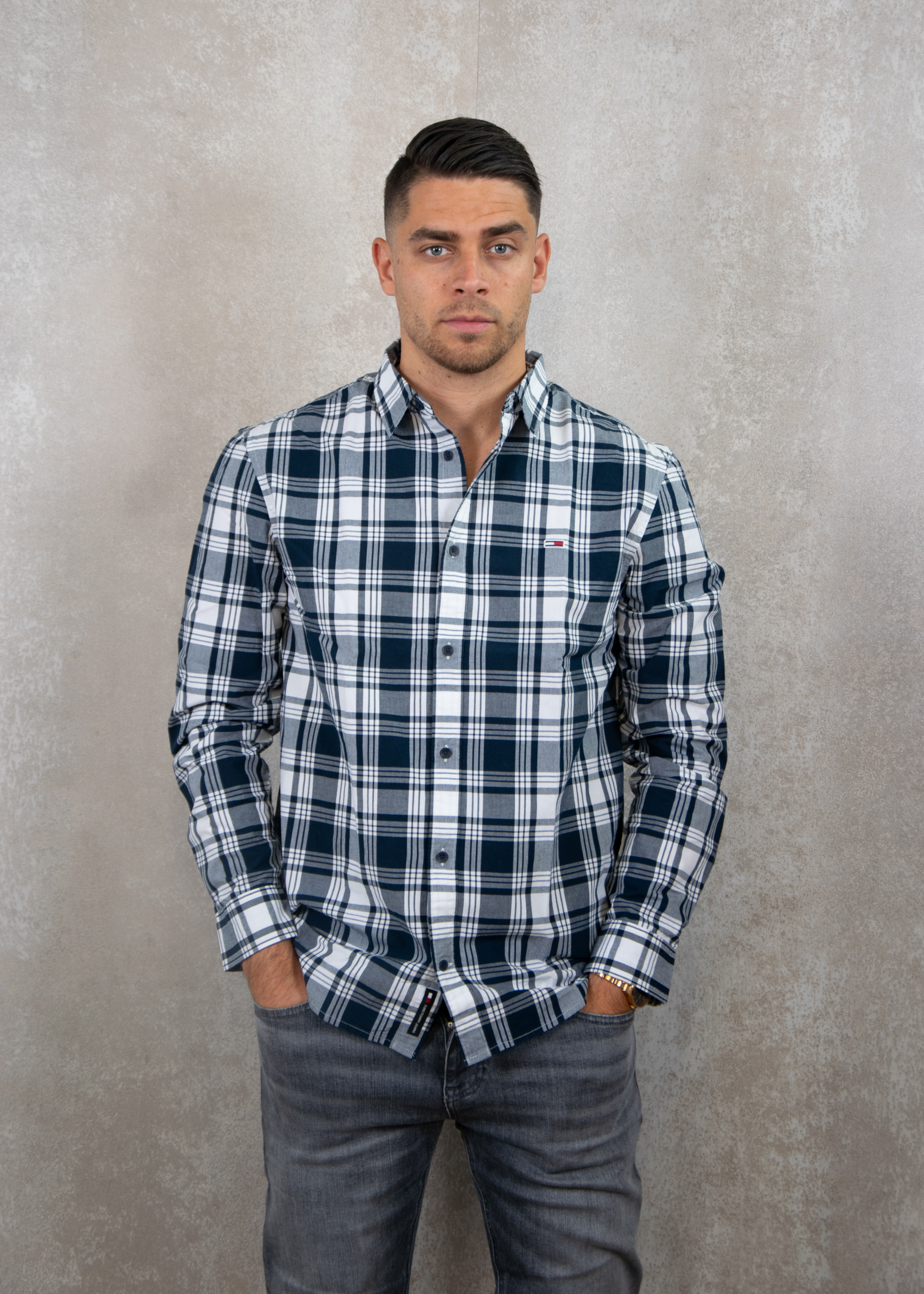 Tommy Hilfiger Tjm reg poplin check shirt