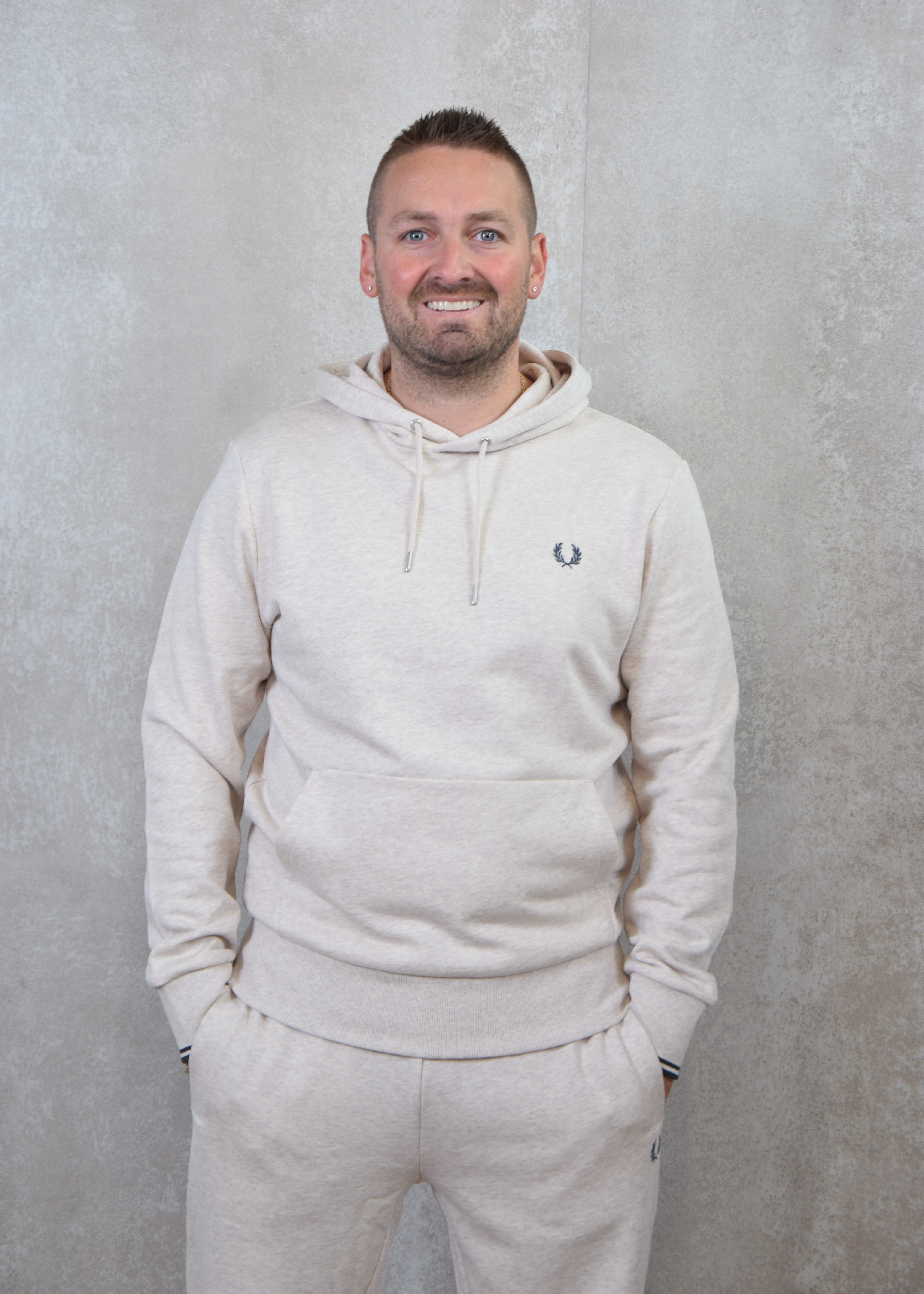 Fred Perry Tipped hooded sweatshirt