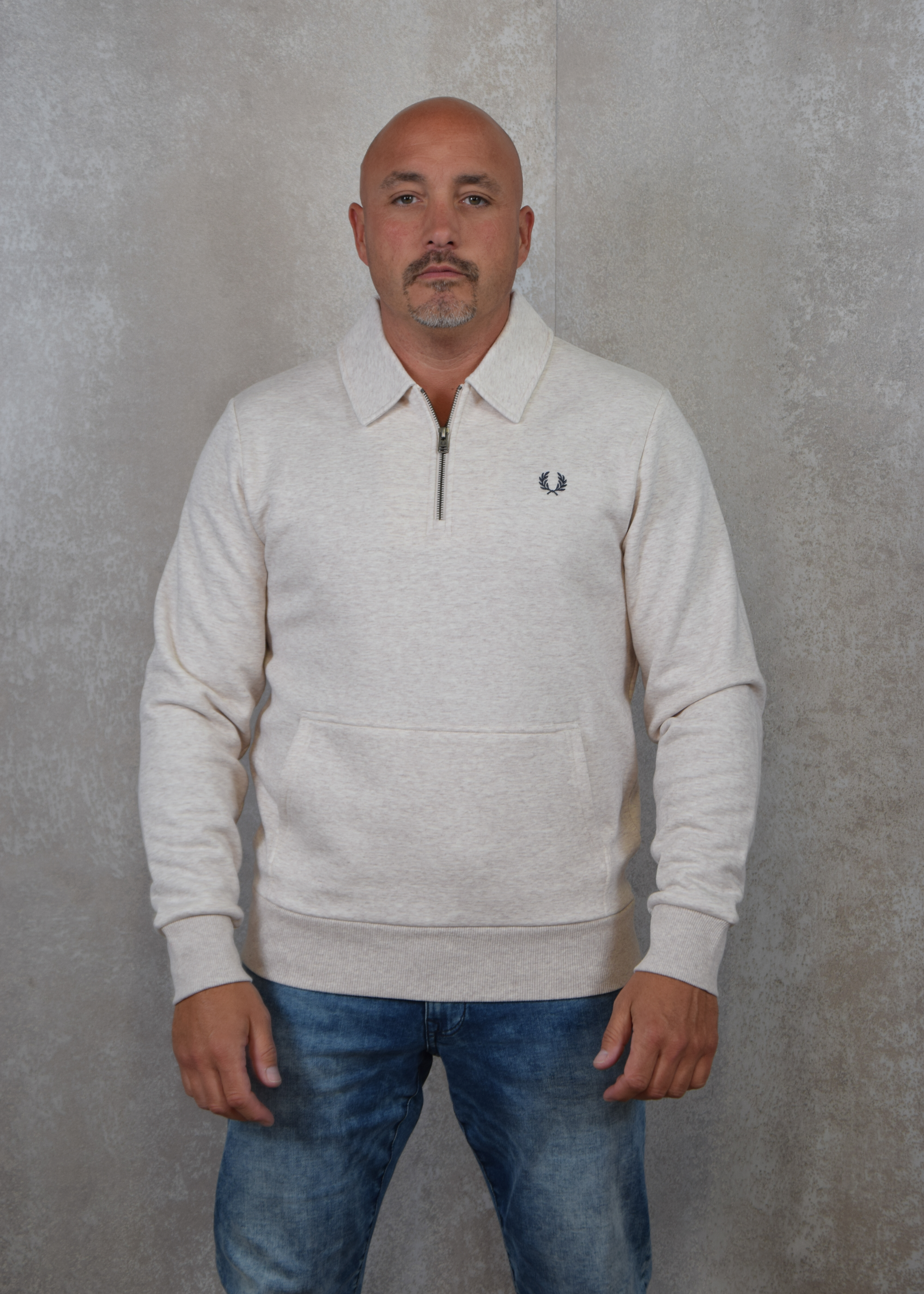 Fred Perry Halfzip fleece back sweatshirt