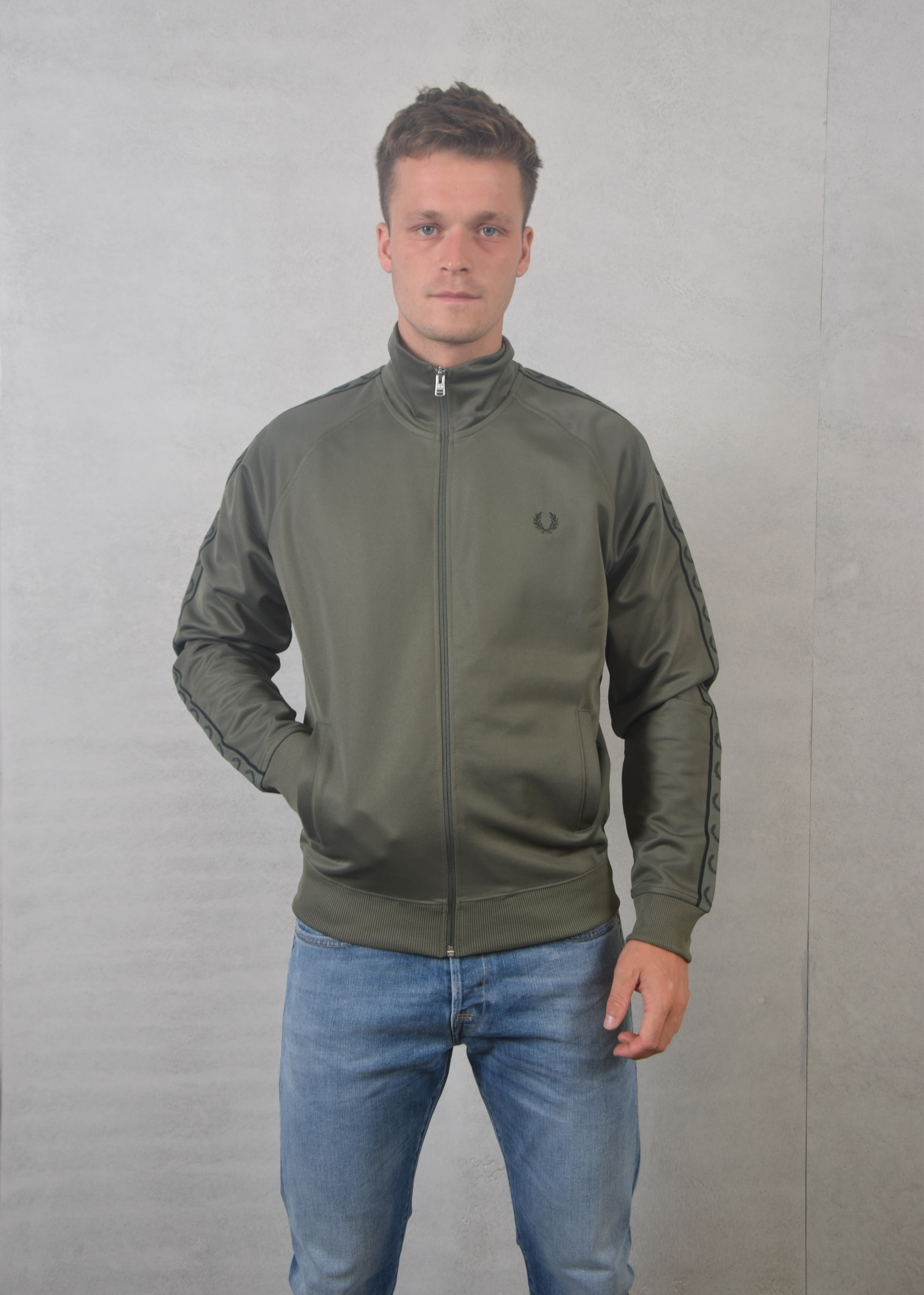 Fred Perry Contrast tape track jacket
