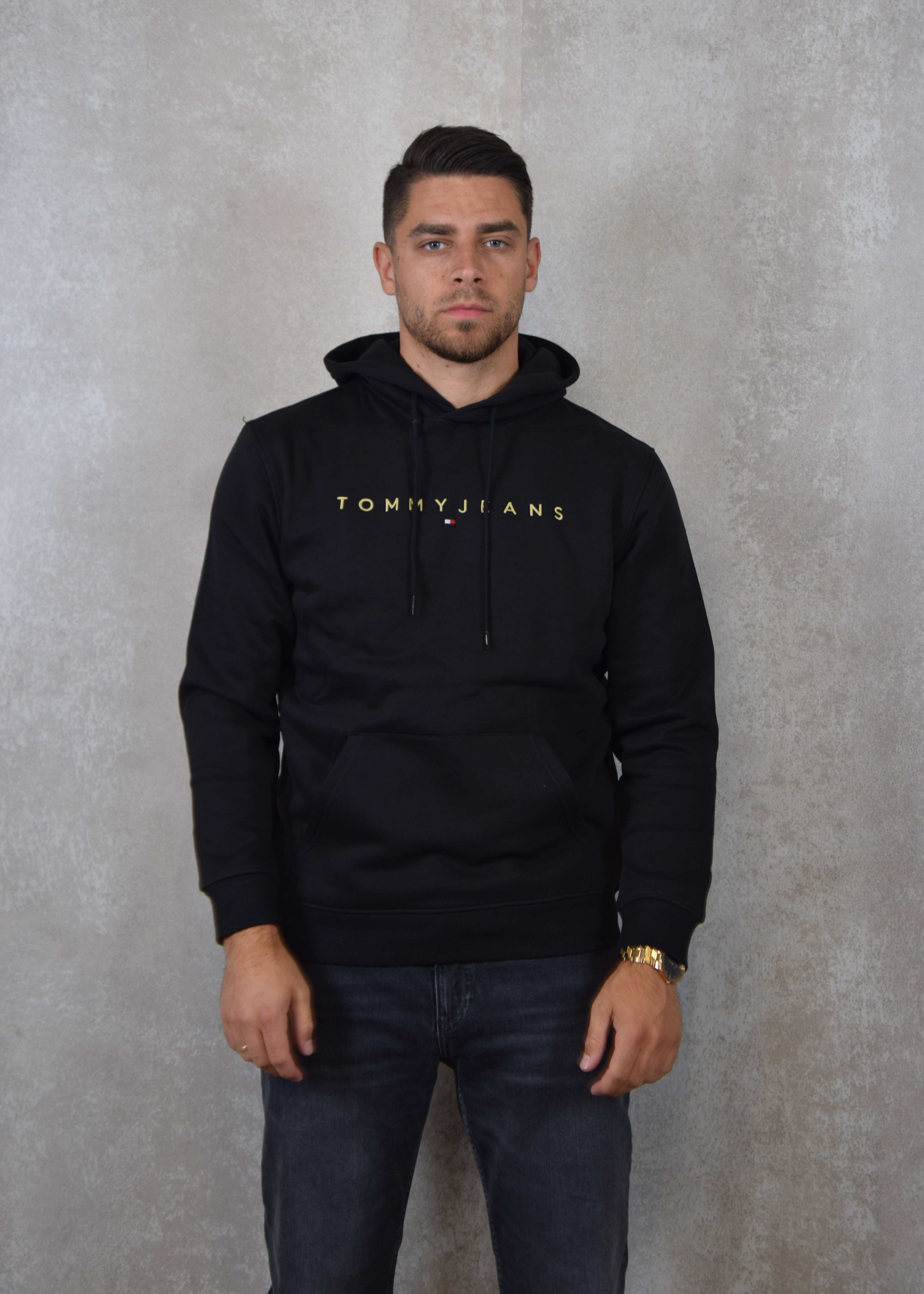 Tommy Hilfiger Reg linear gold hood ext