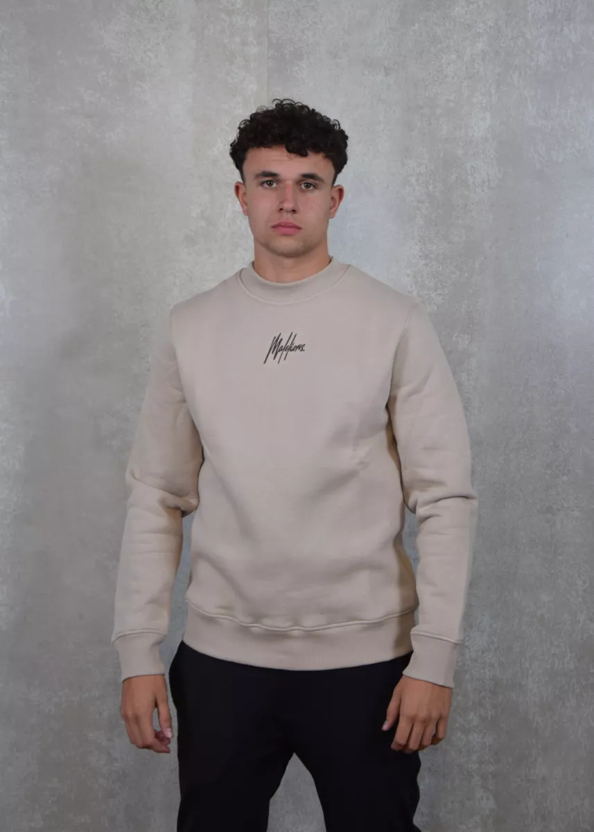 Malelions Striped signature sweater