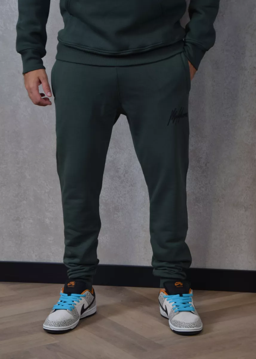 Malelions Striped signature sweatpants
