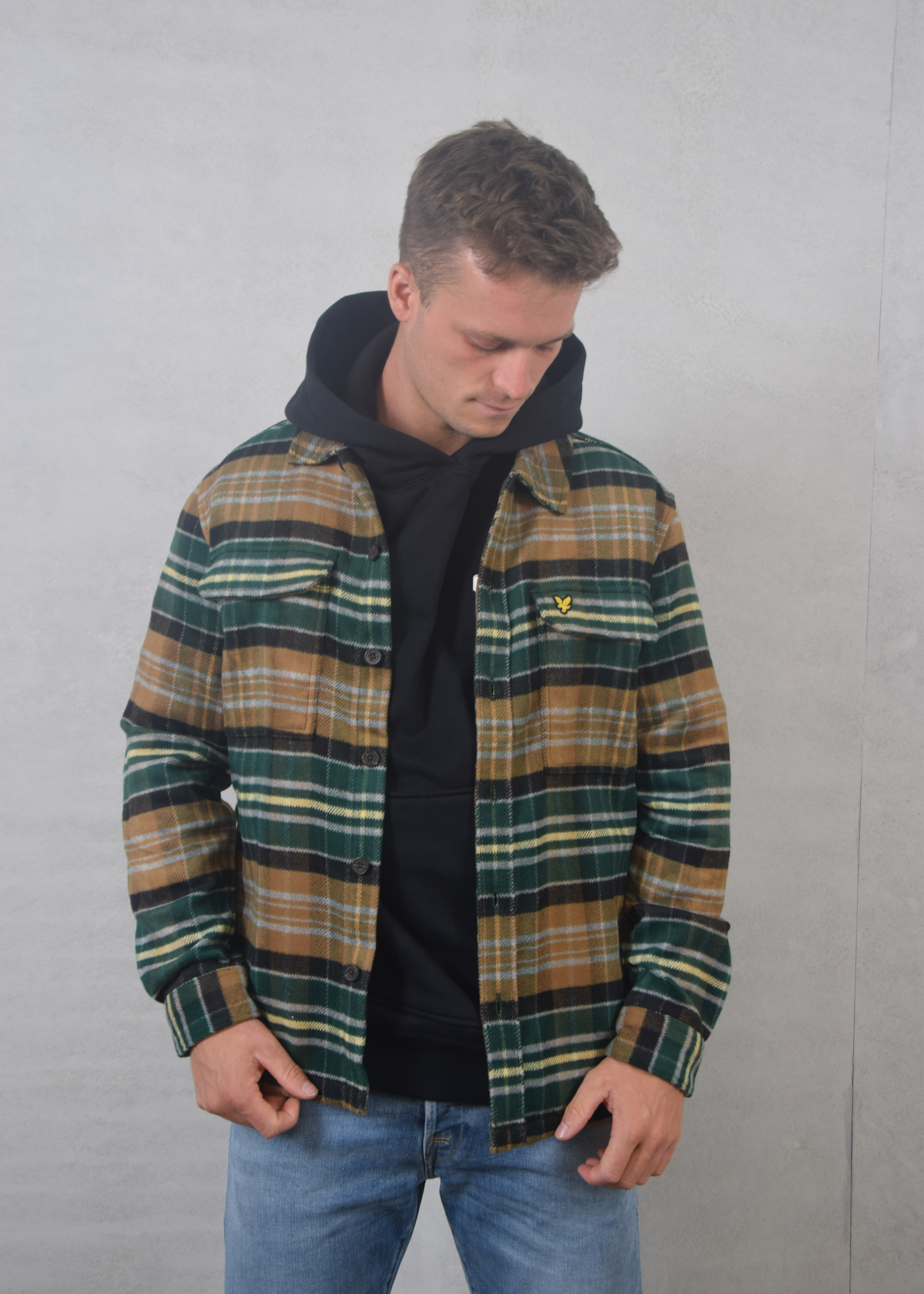Lyle and Scott Check flannel overshirt