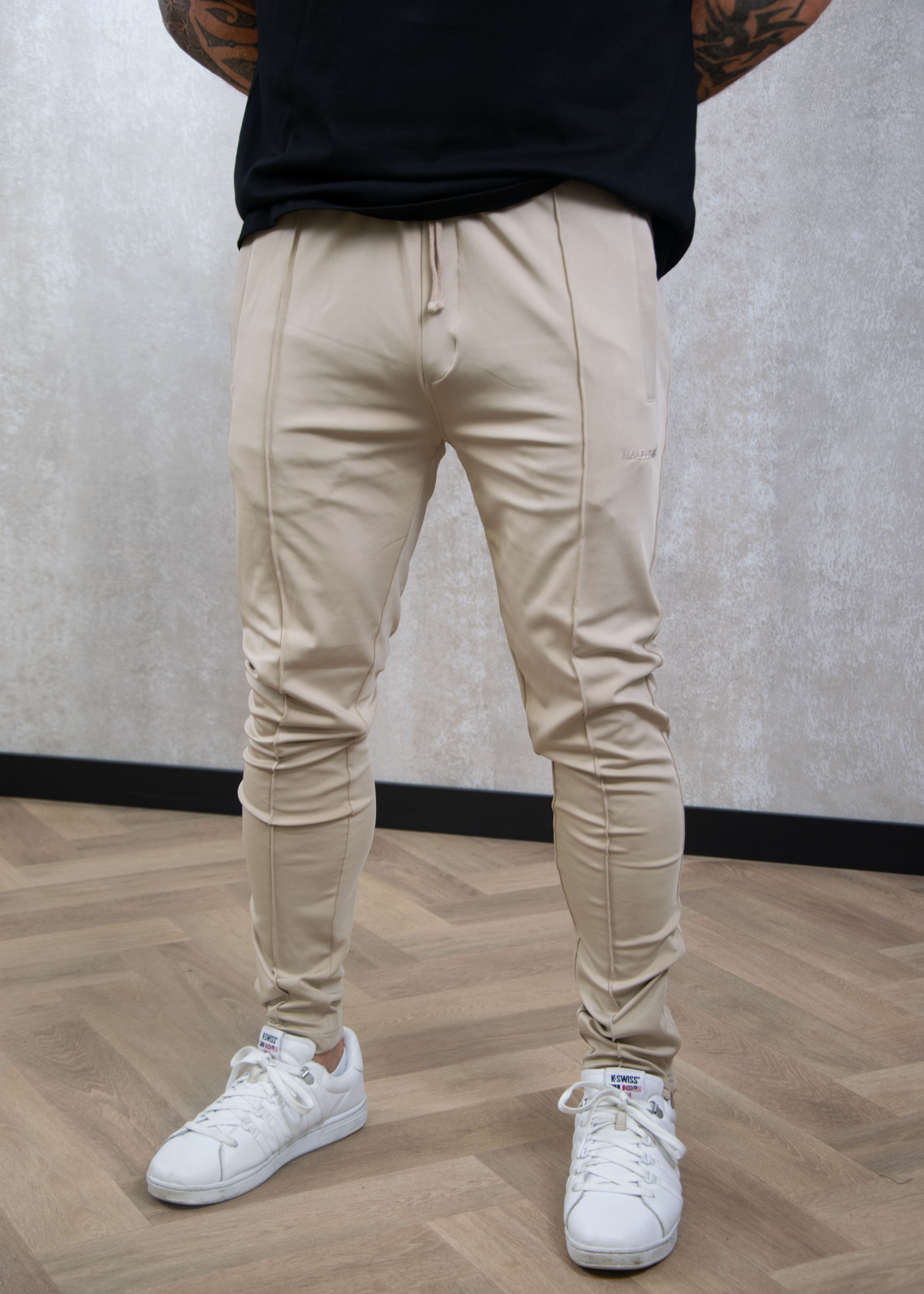 Malelions Slim logo trackpants