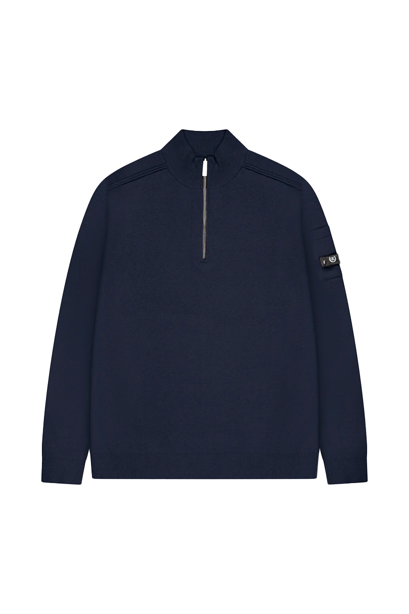 Quotrell Palace knitted halfzip