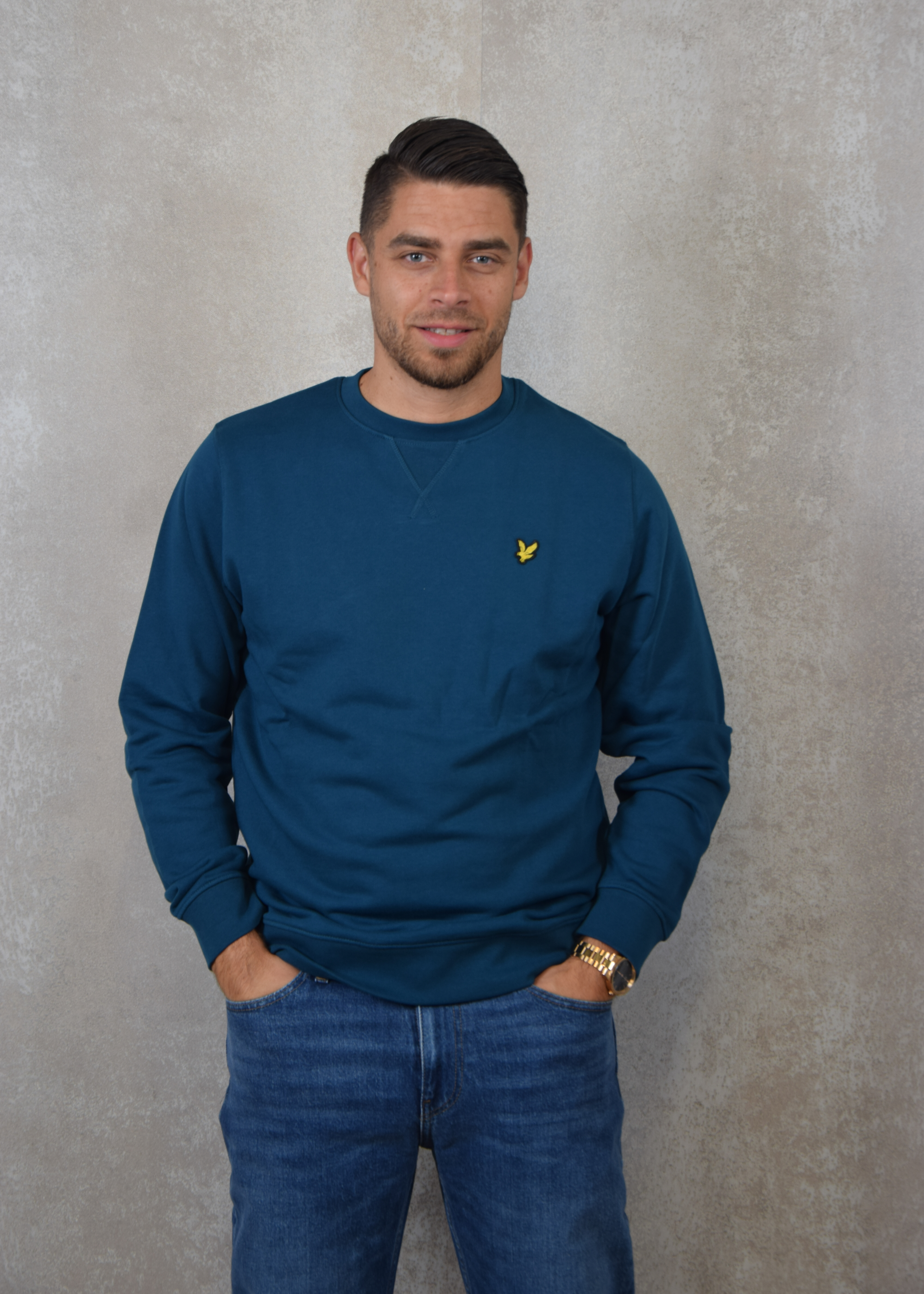 Lyle and Scott Football for all graphic sweatshirt