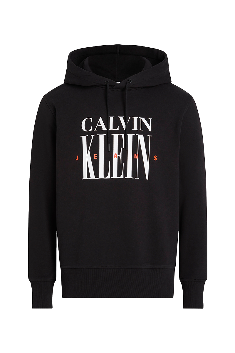 Calvin Klein Serif font graphic hoodie