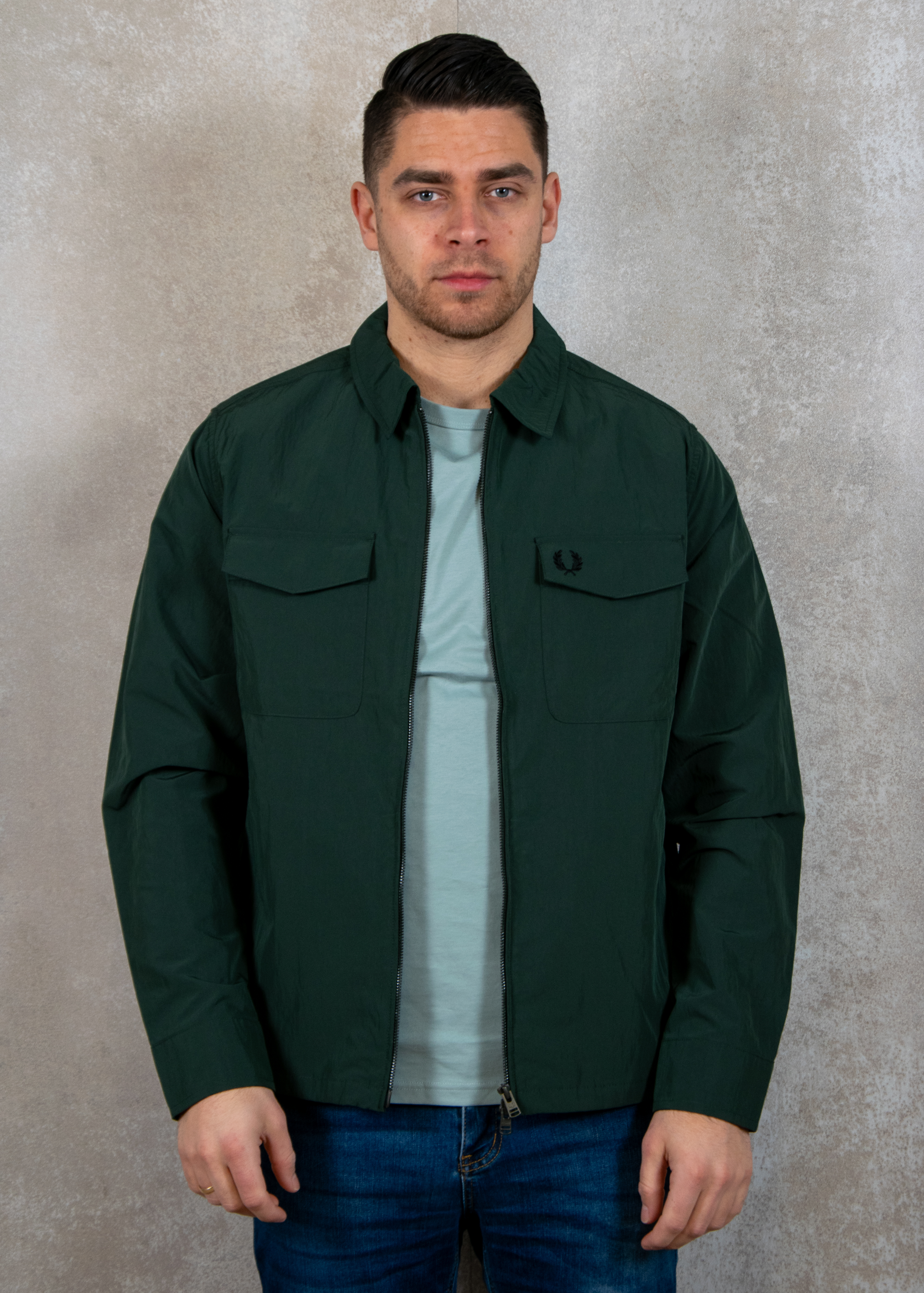 Fred Perry Zip through overshirt