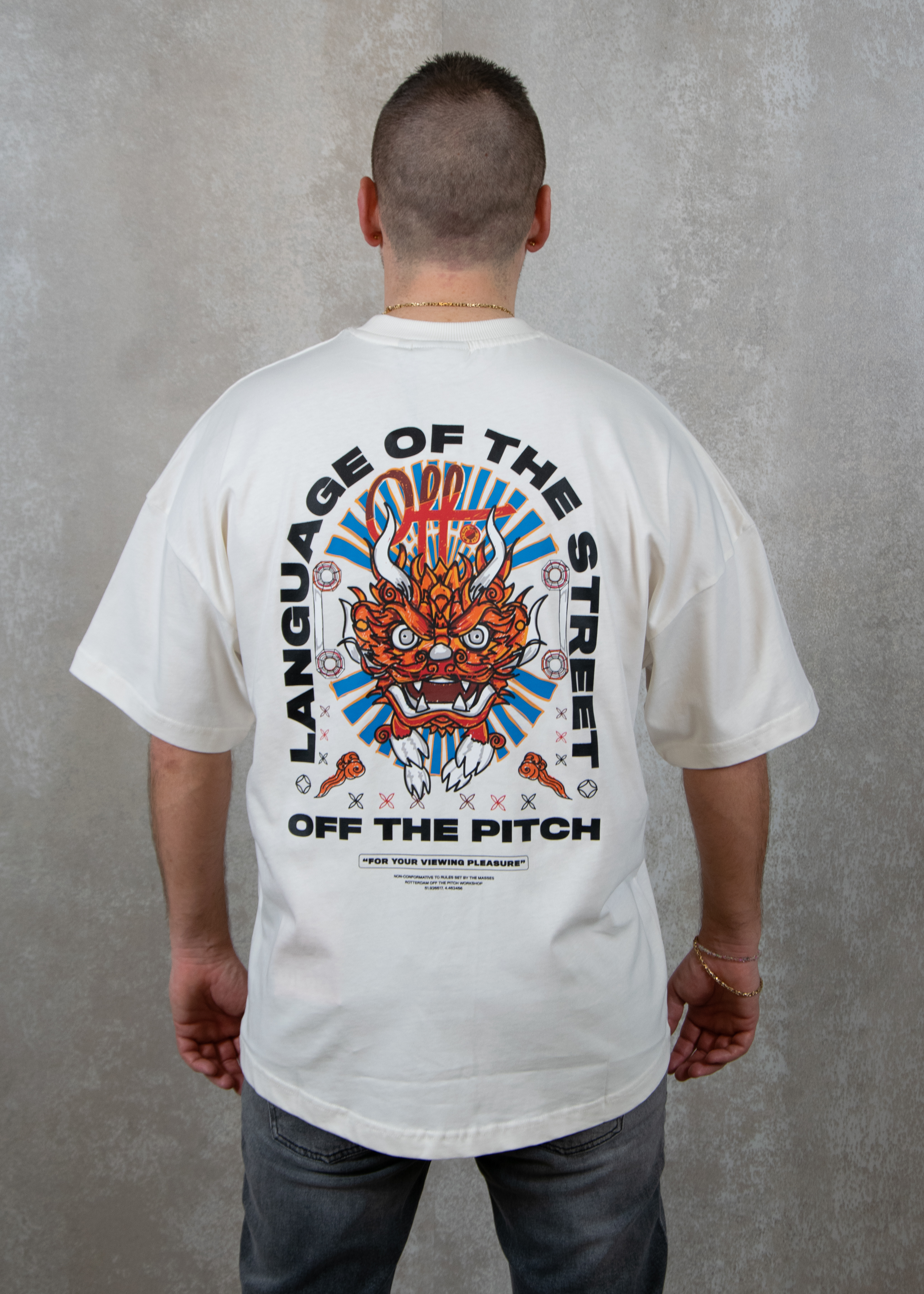 Off The Pitch Dragon oversized tee