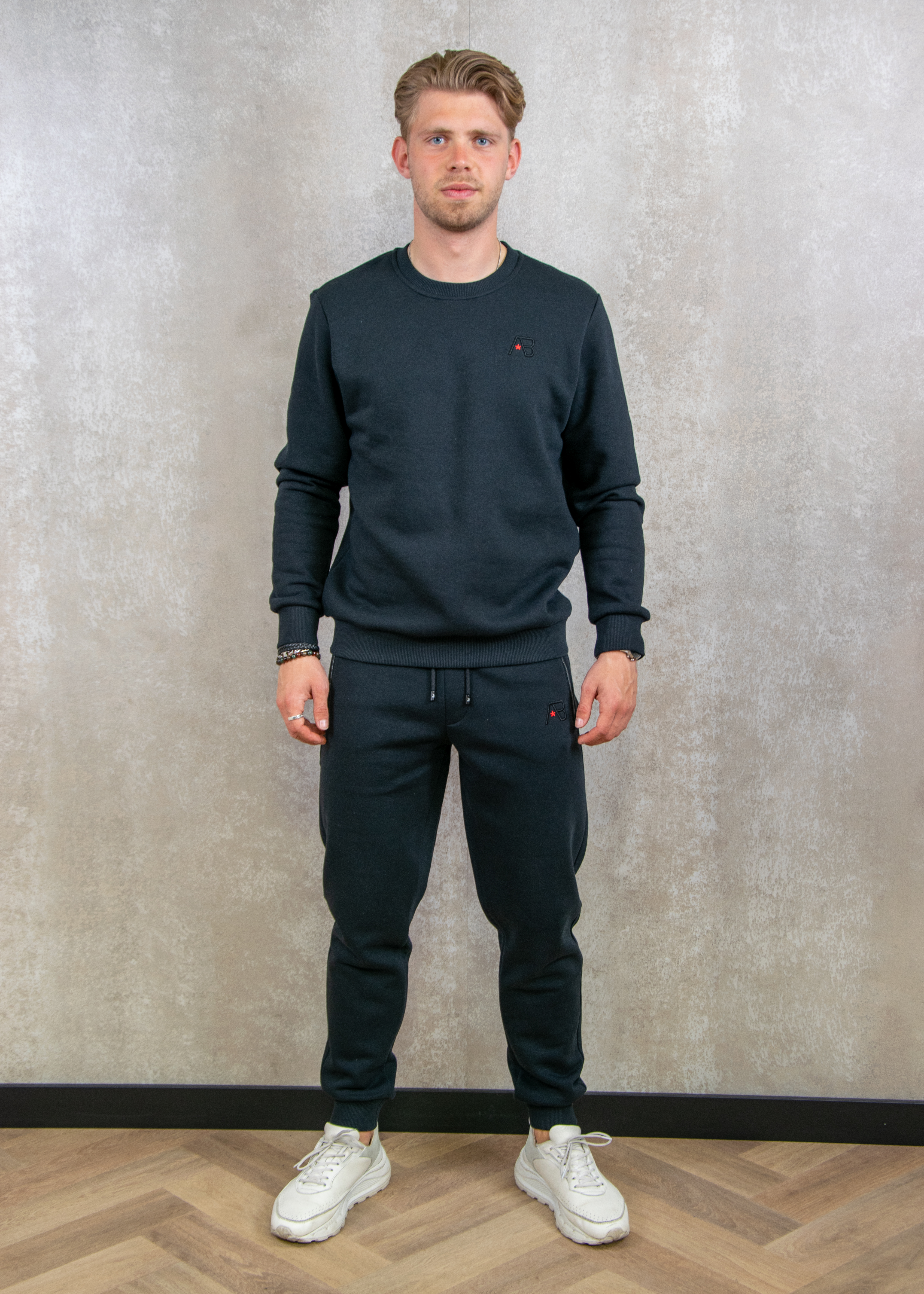 AB Lifestyle Canvas crewneck with print