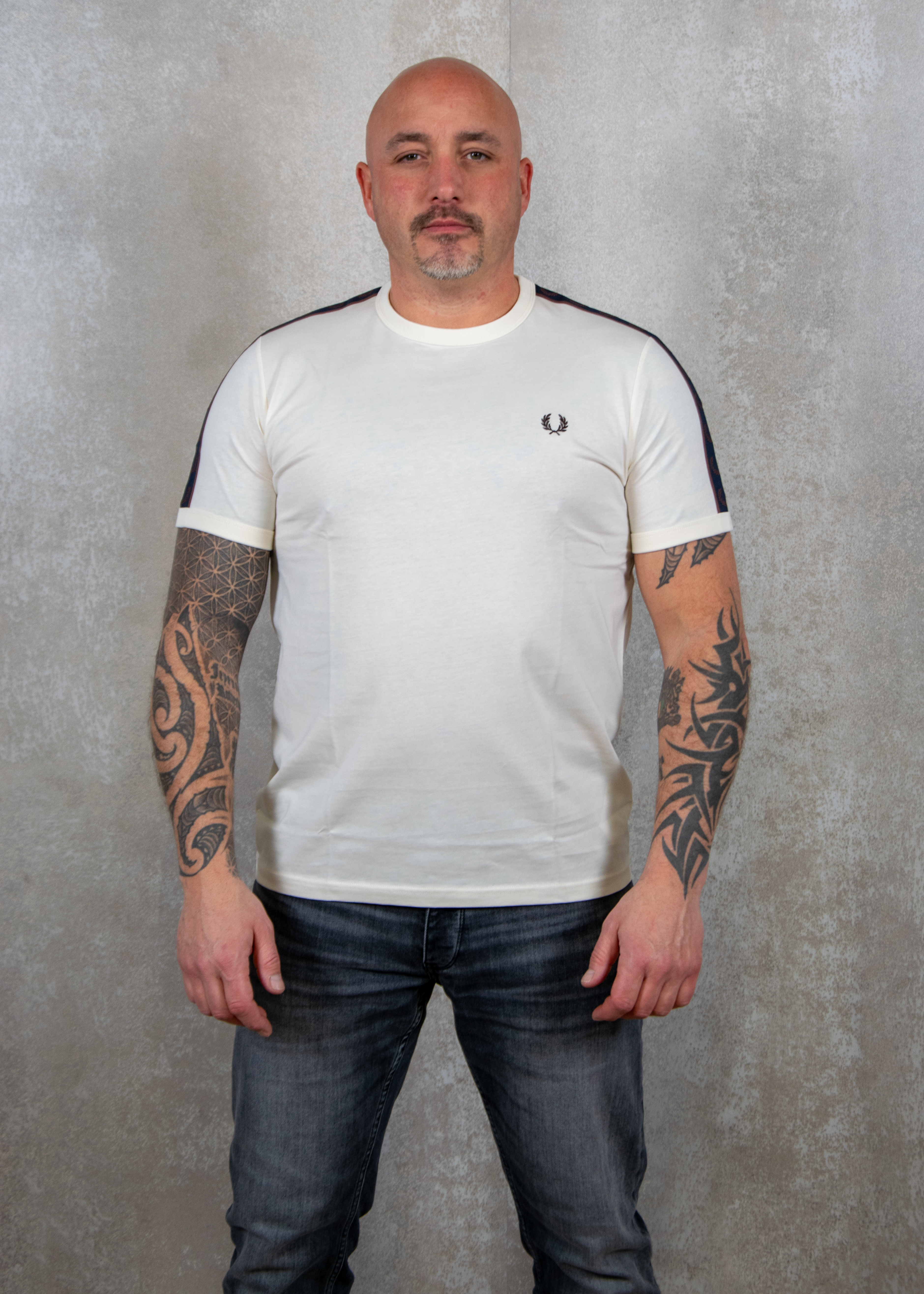 Fred Perry Contrast tape ringer t-shirt