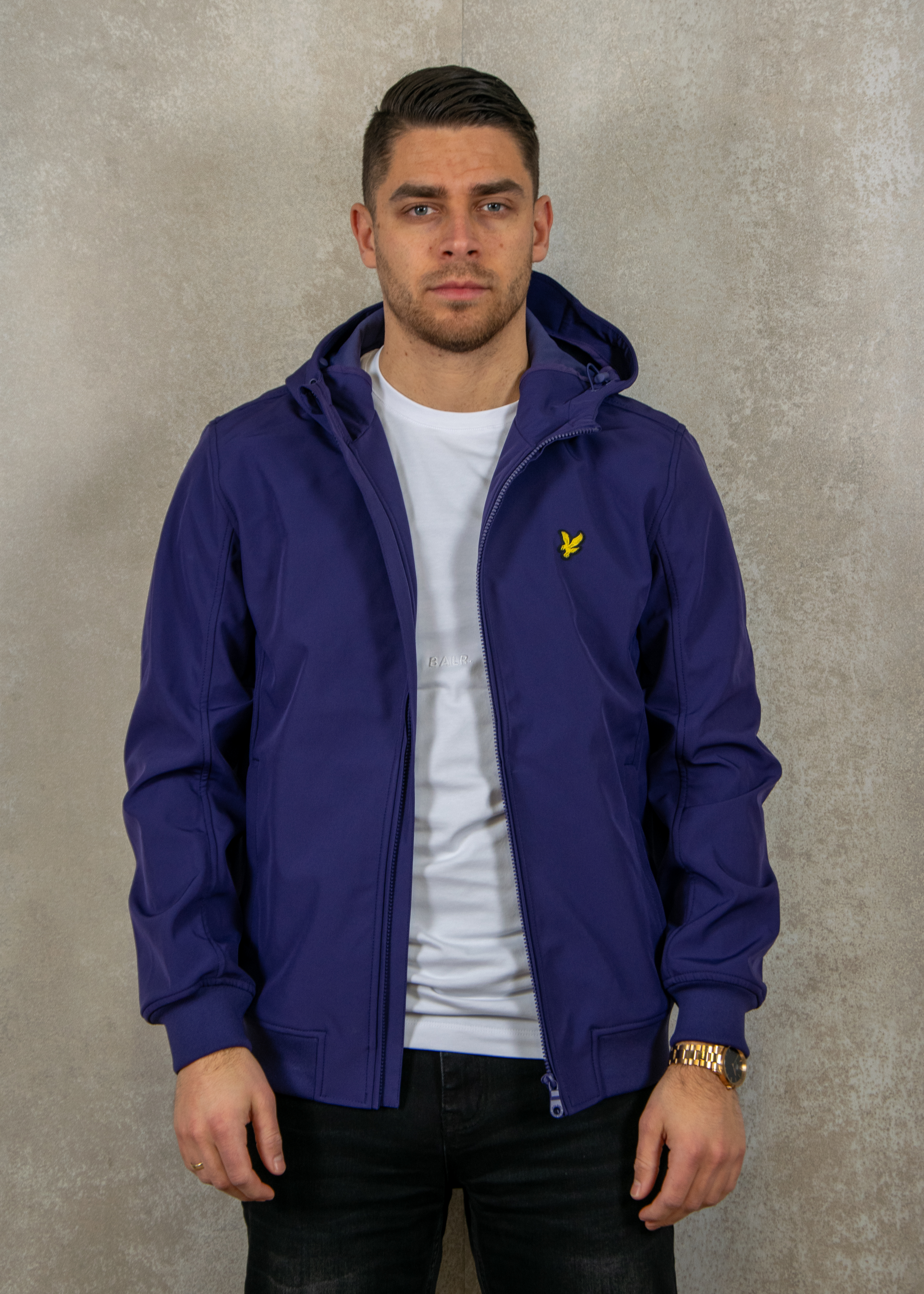 Lyle and Scott Mesh back softshell jacket