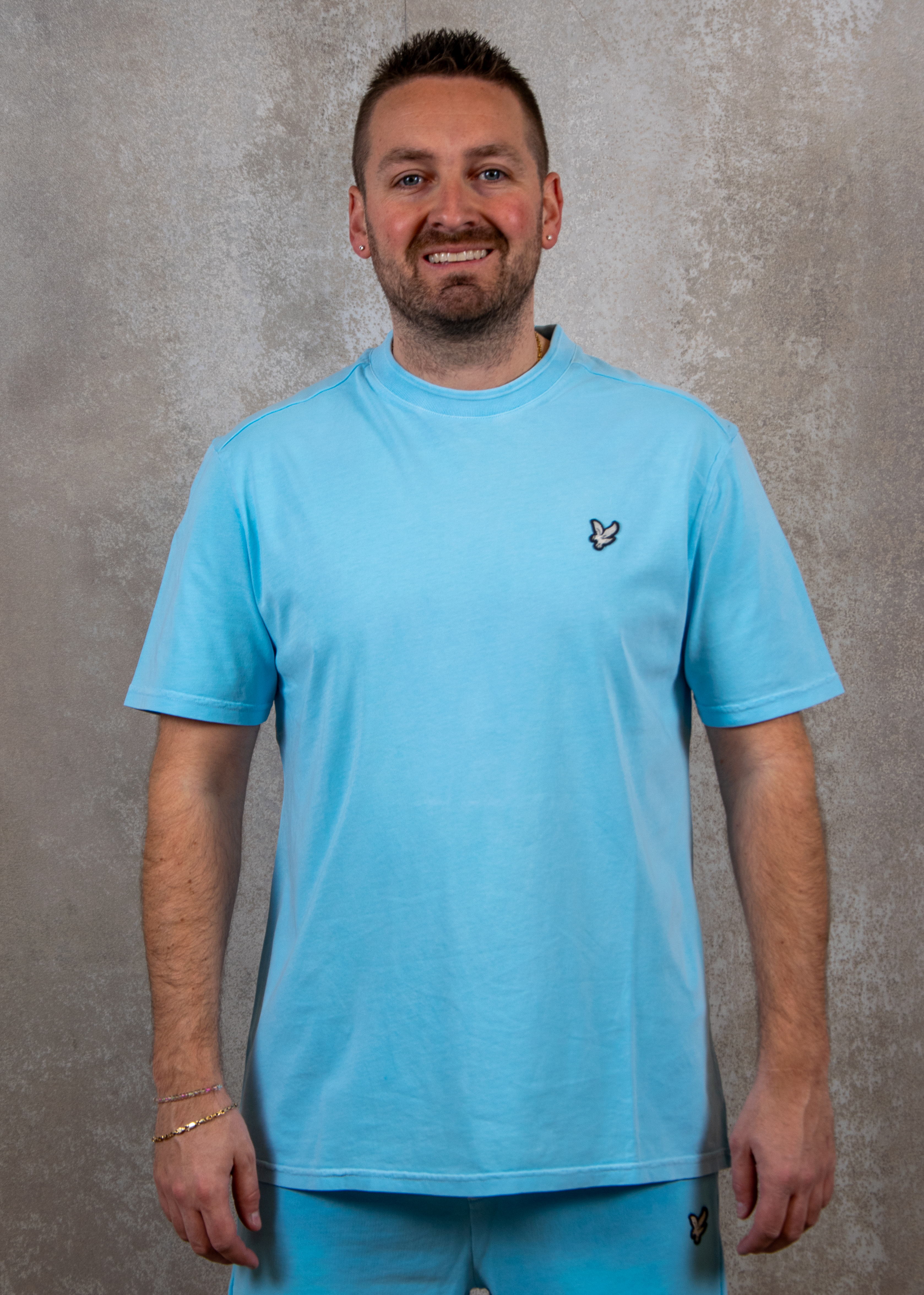 Lyle and Scott Natural dye crewneck t-shirt