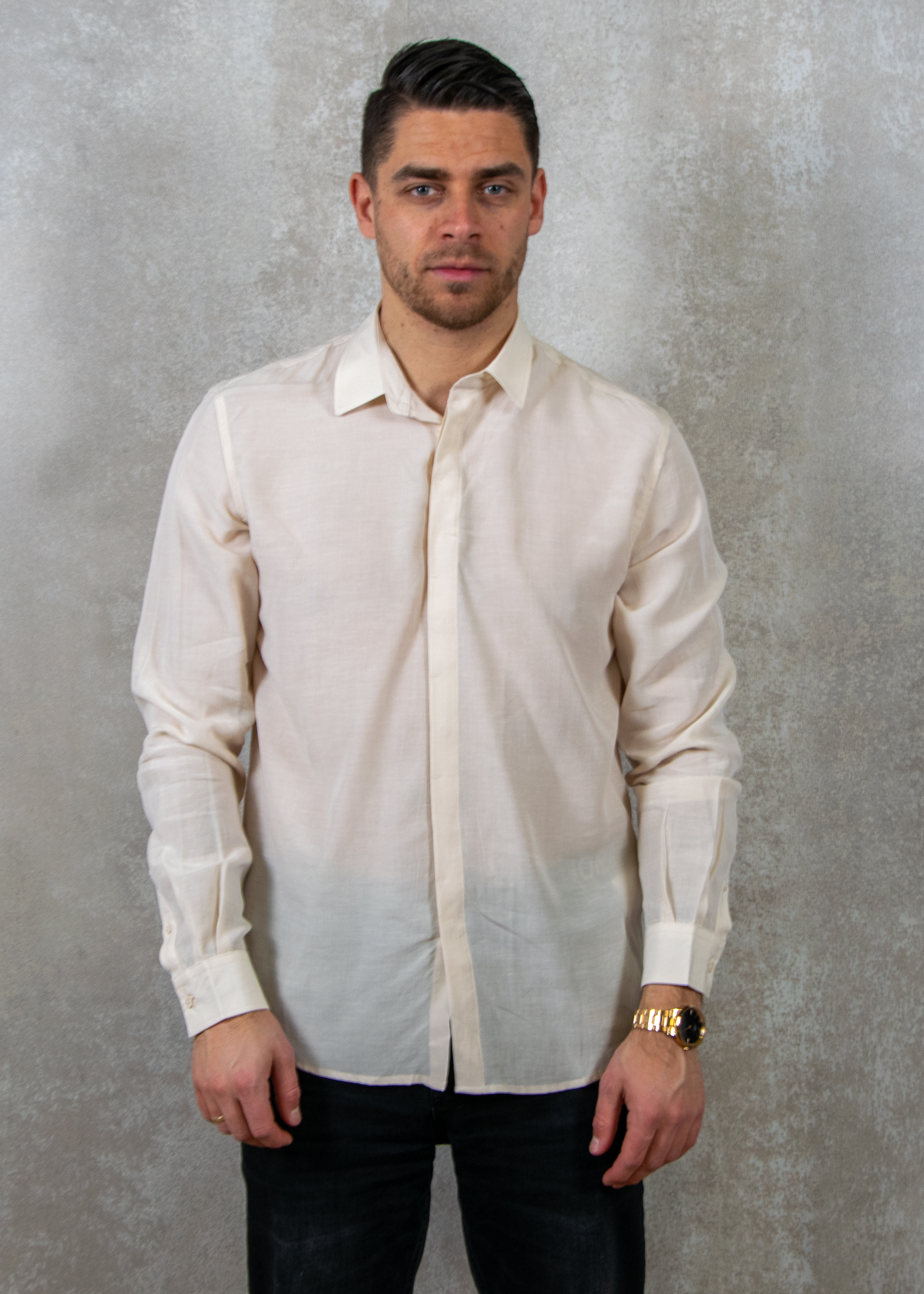 Antony Morato Shirt smirne regular fit in soft touch linen