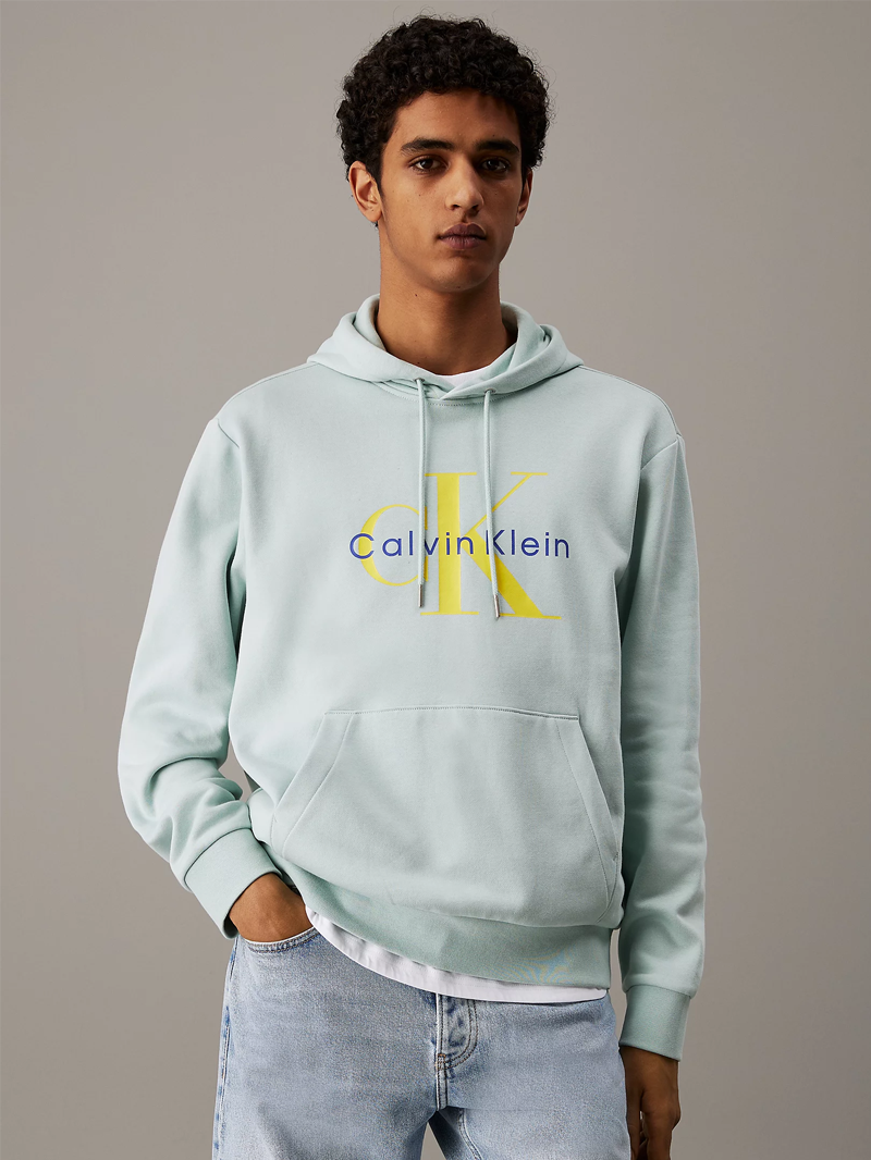 Calvin Klein Ls monologo fleece hoodie