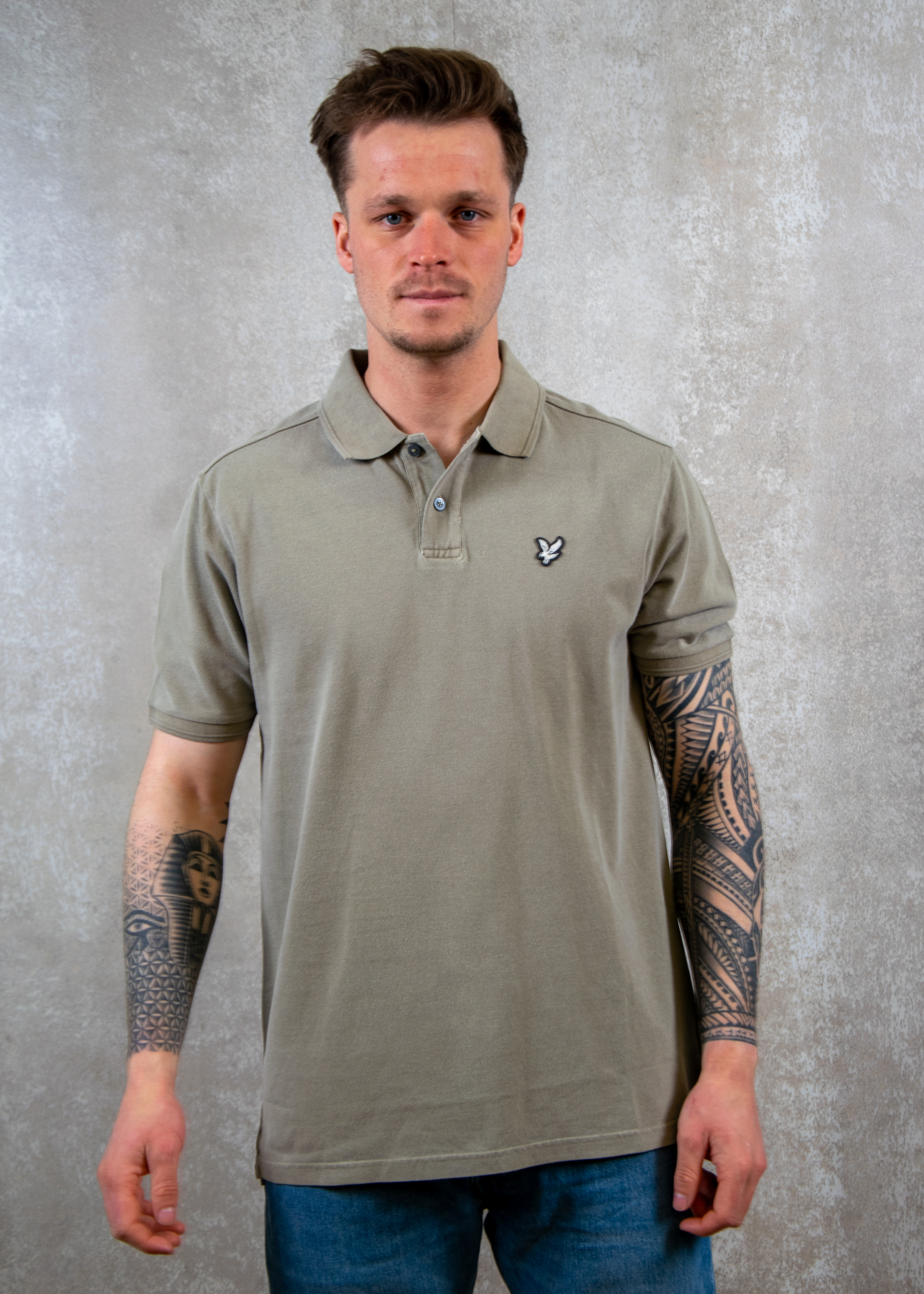 Lyle and Scott Natural dye polo