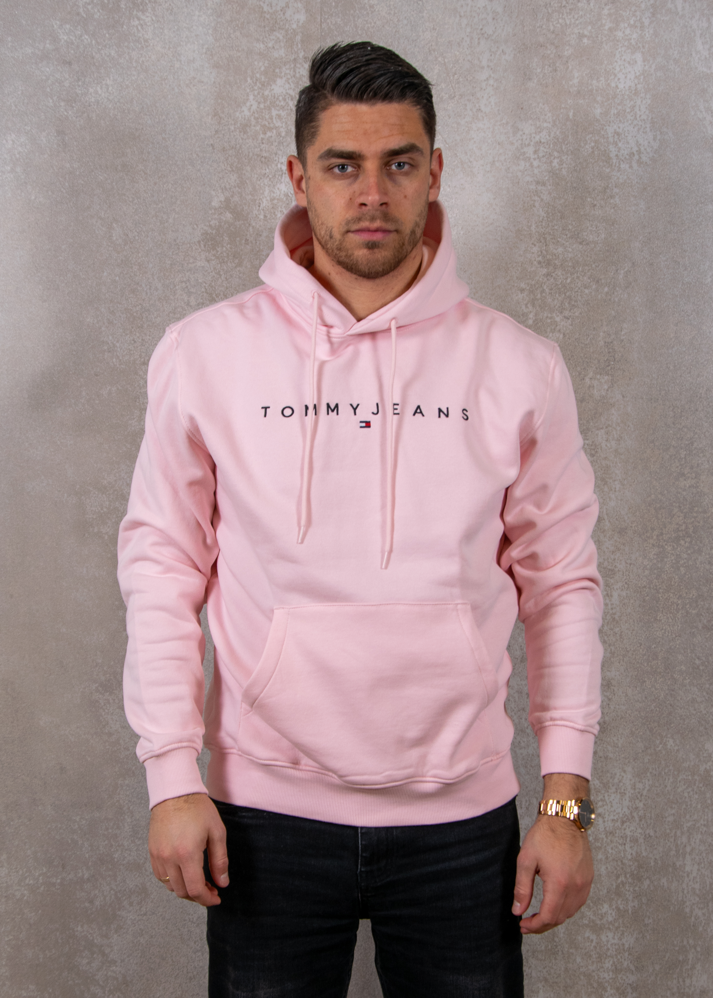 Tommy Hilfiger Reg linear logo hoodie