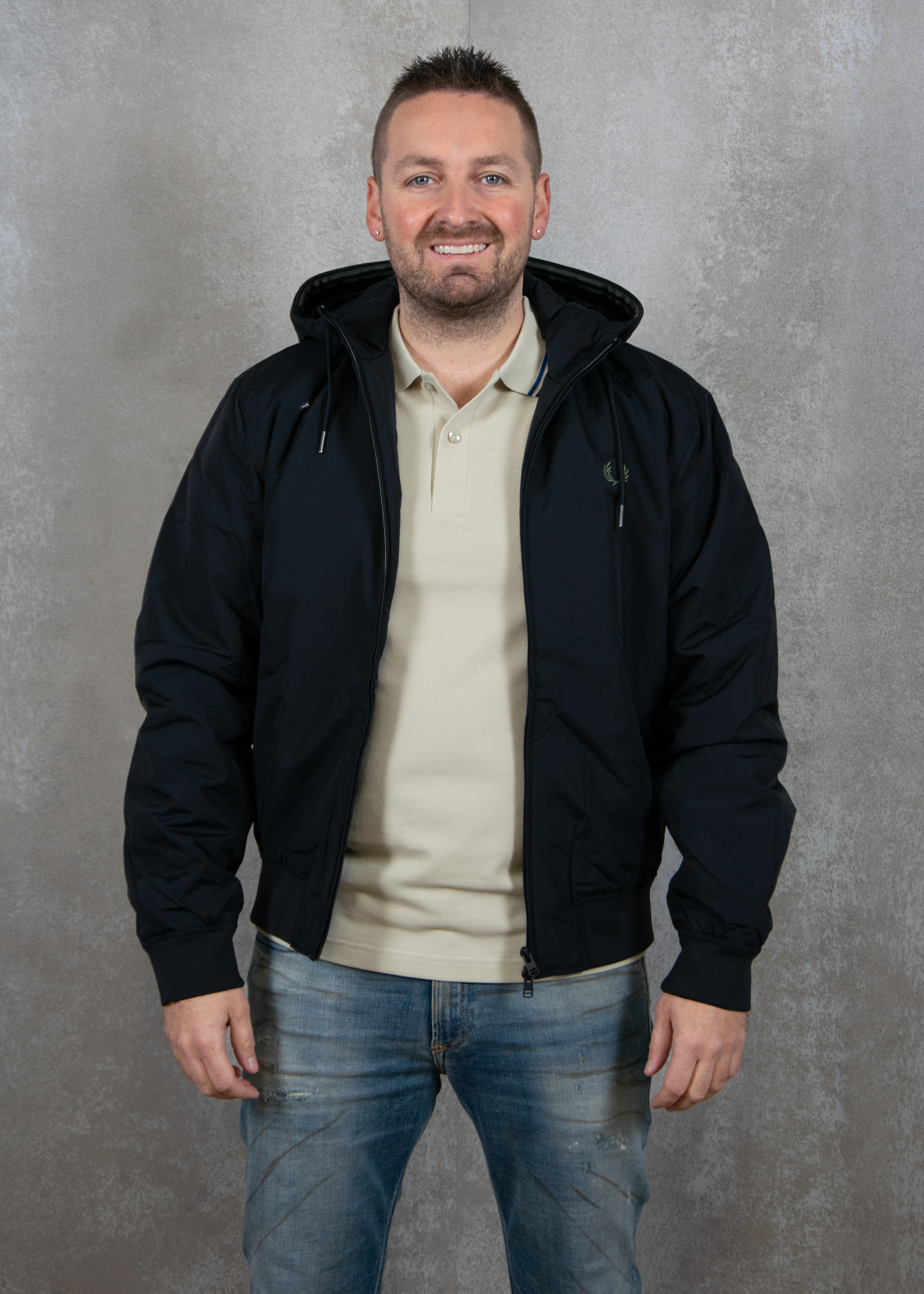 Fred Perry The hooded brentham jacket