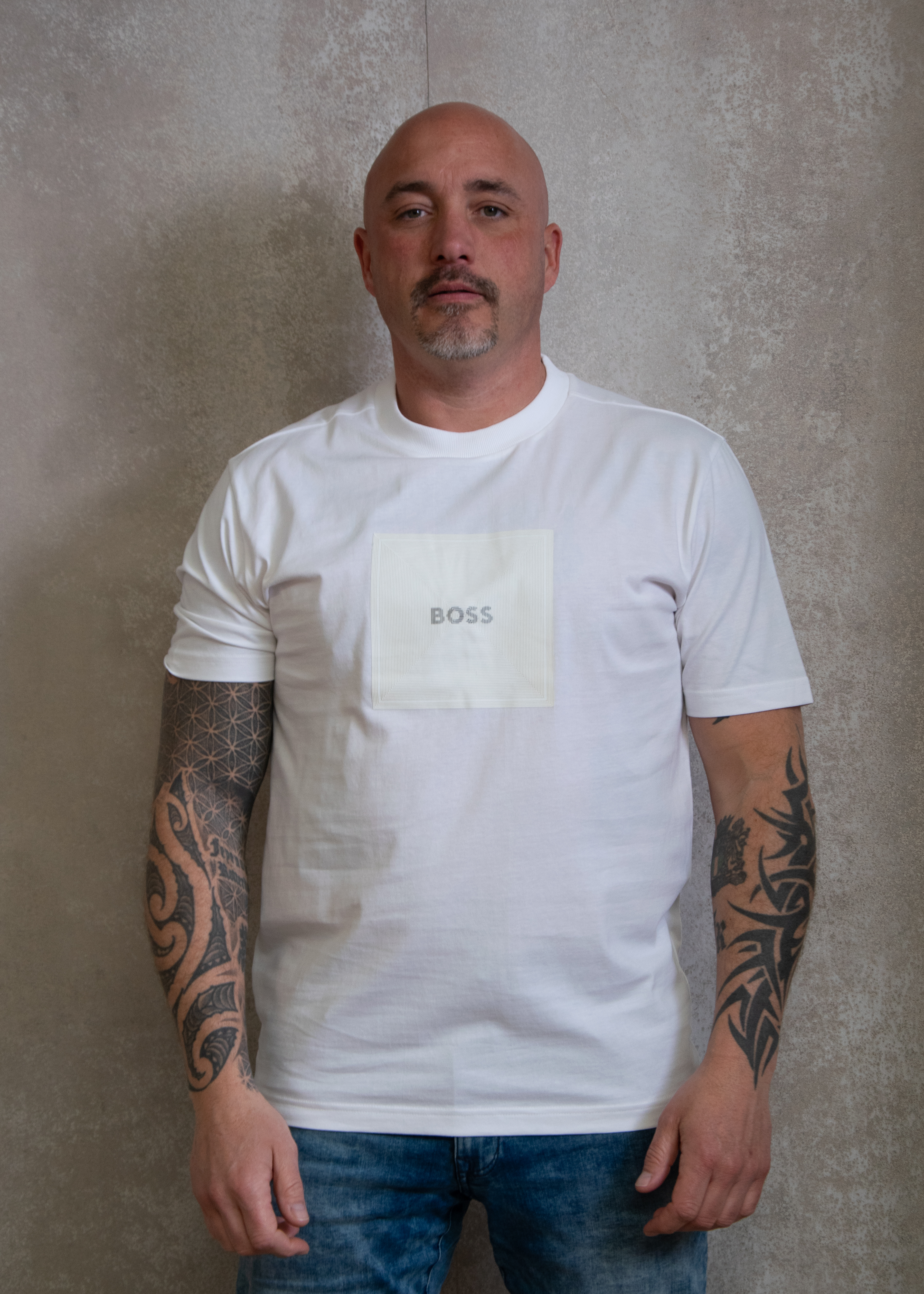 Hugo Boss Tee logo rib