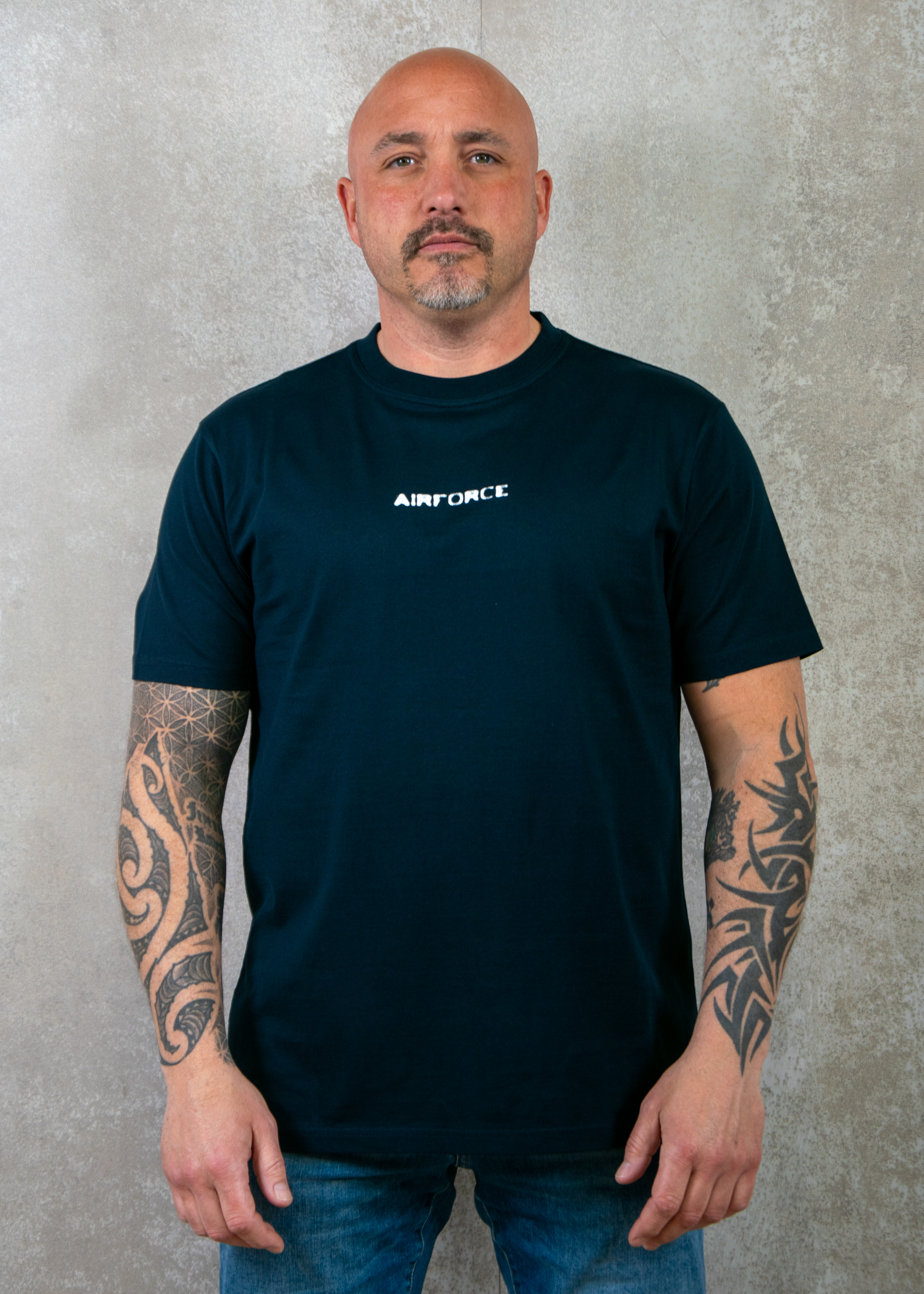 Airforce Hazy round t-shirt