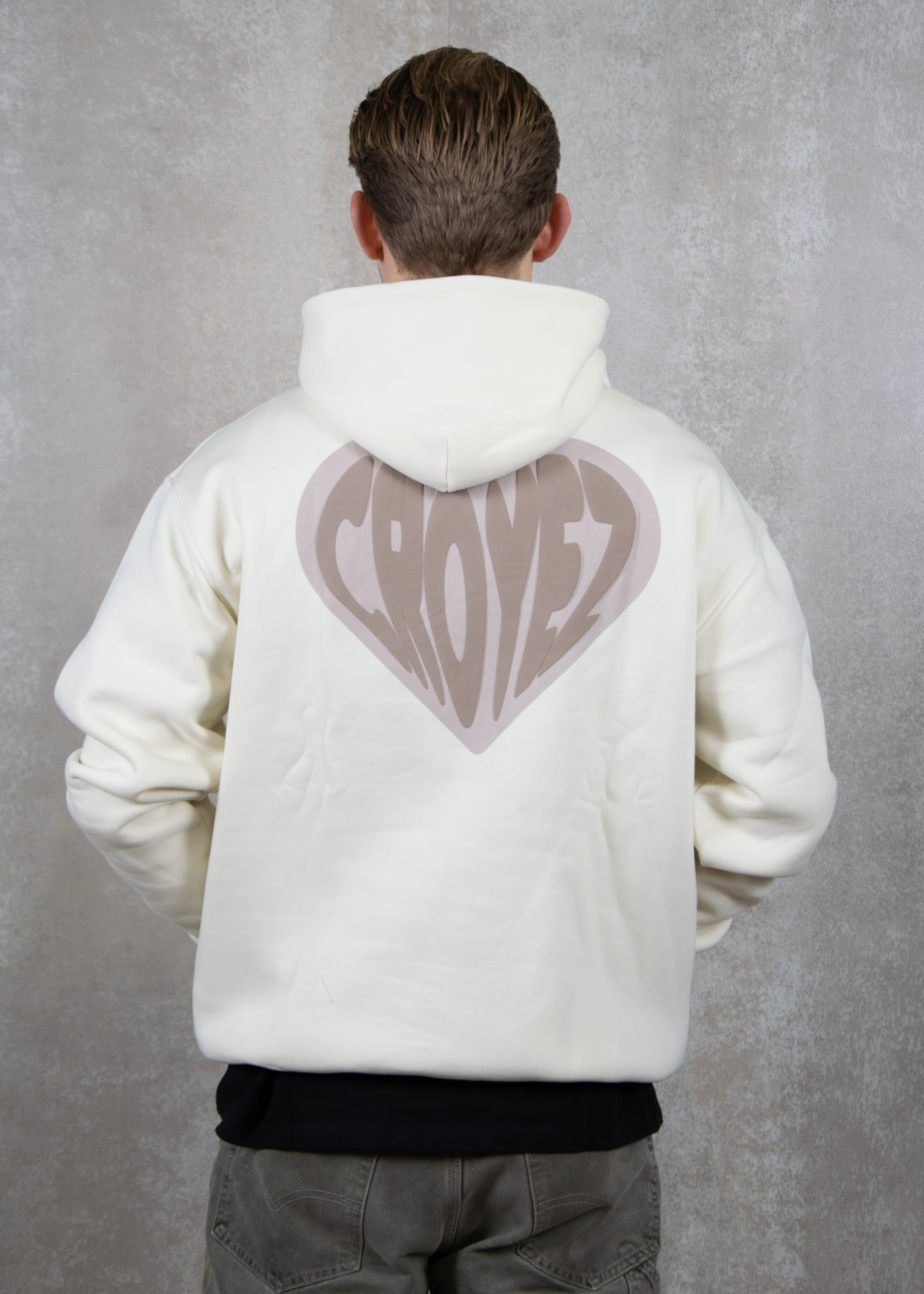 Croyez Homme Puffed heart hoodie
