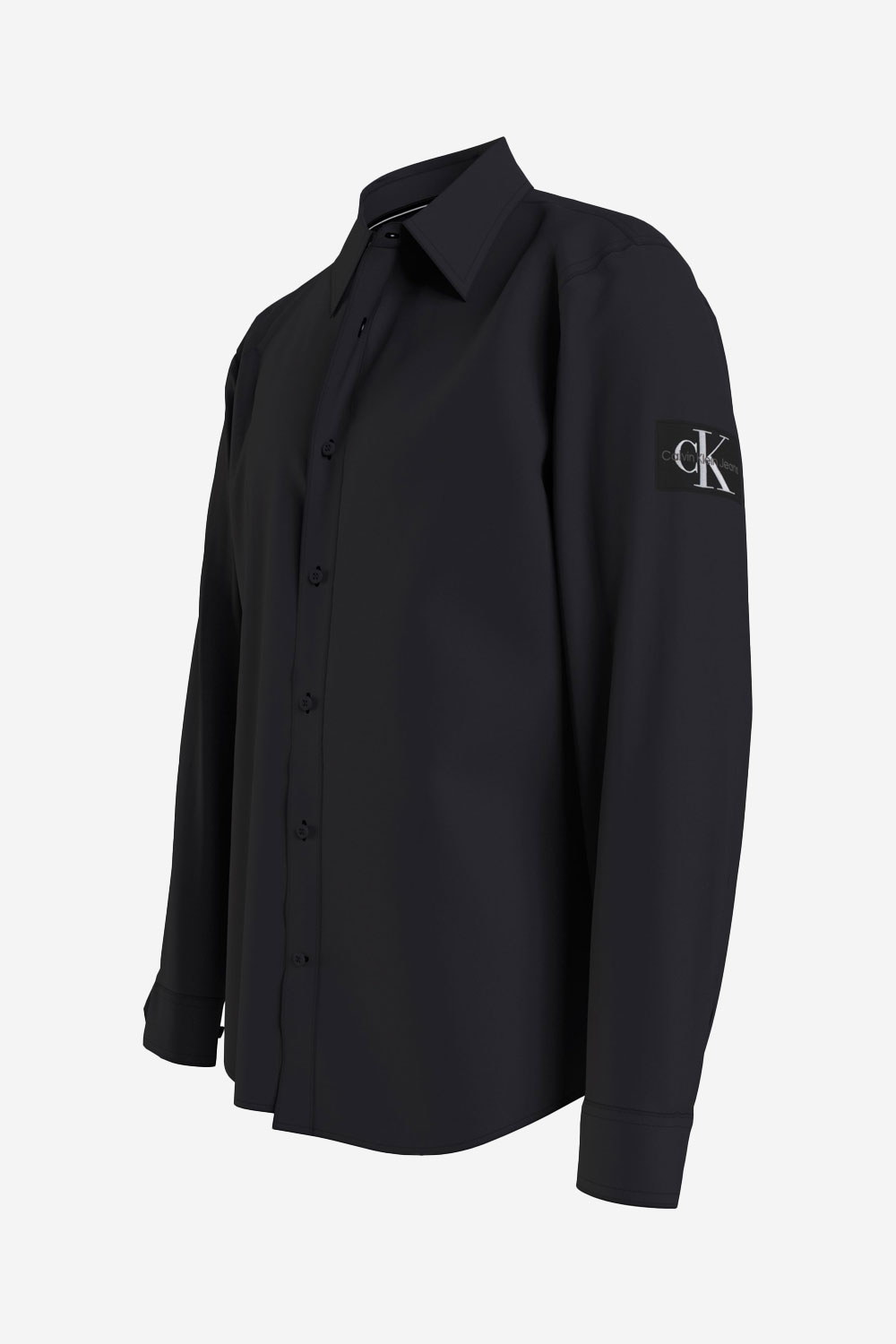 Calvin Klein Monologo badge relaxed shirt