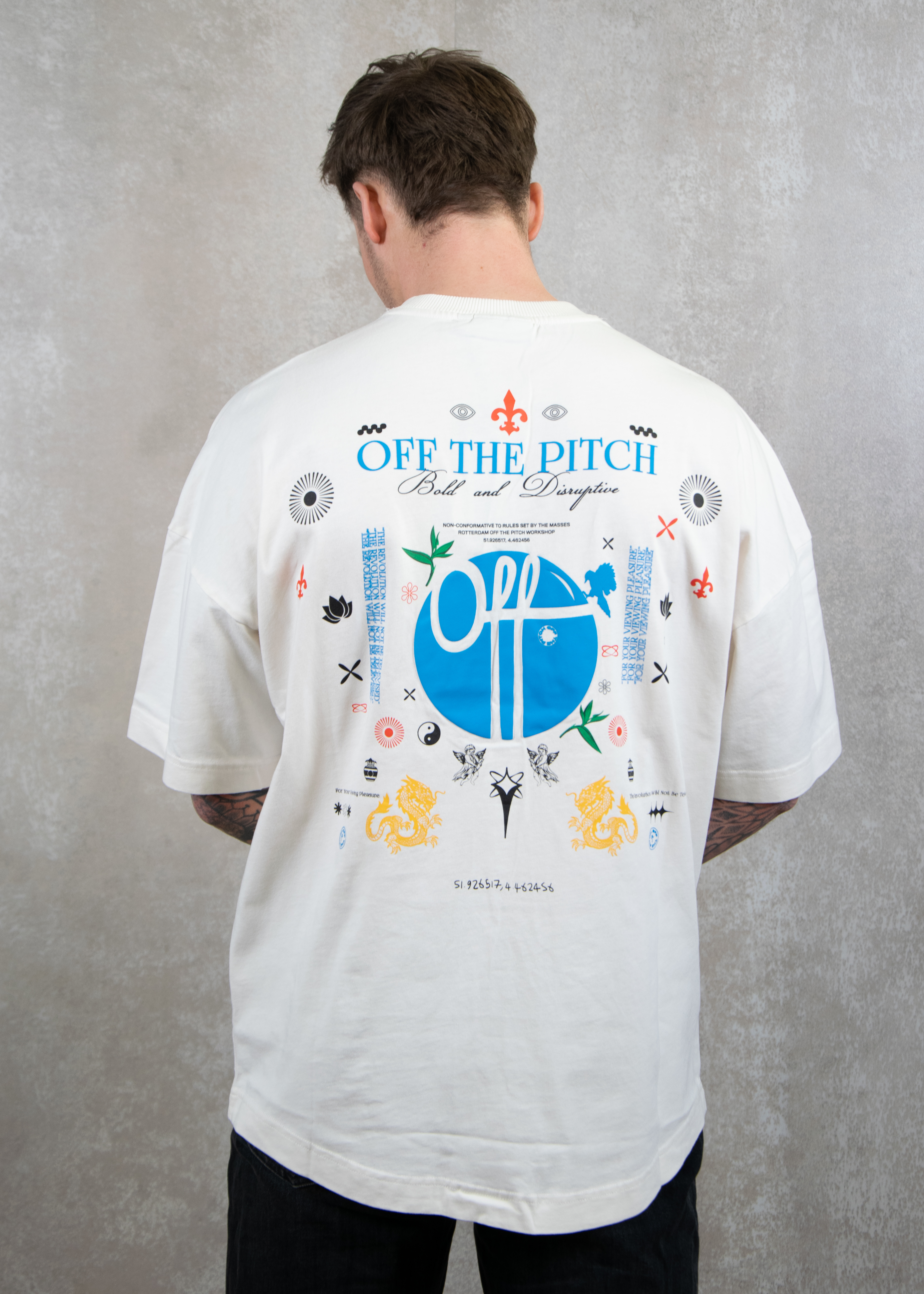 Off The Pitch Global oversized tee