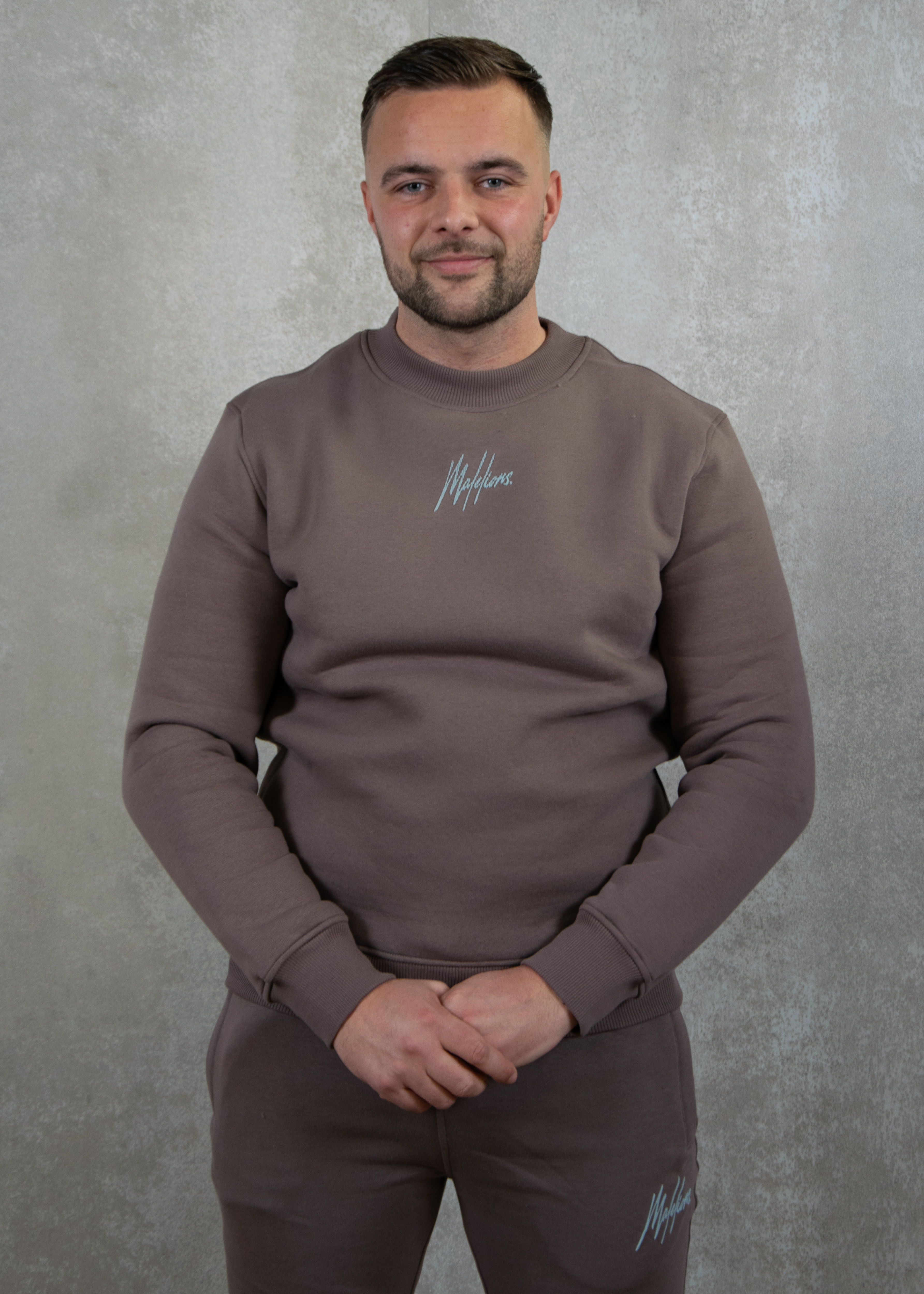Malelions Striped signature sweater