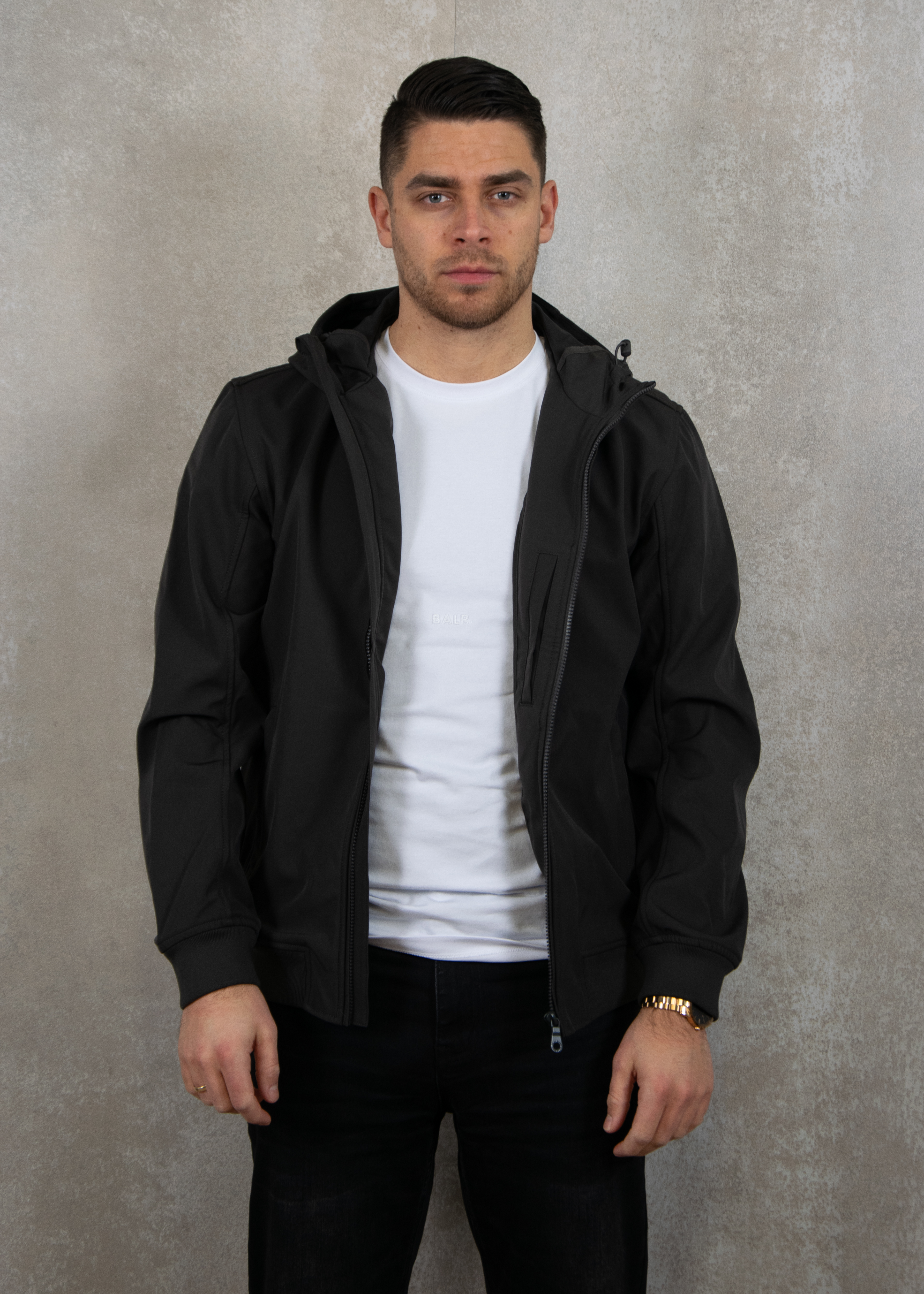 Lyle and Scott Mesh back softshell jacket