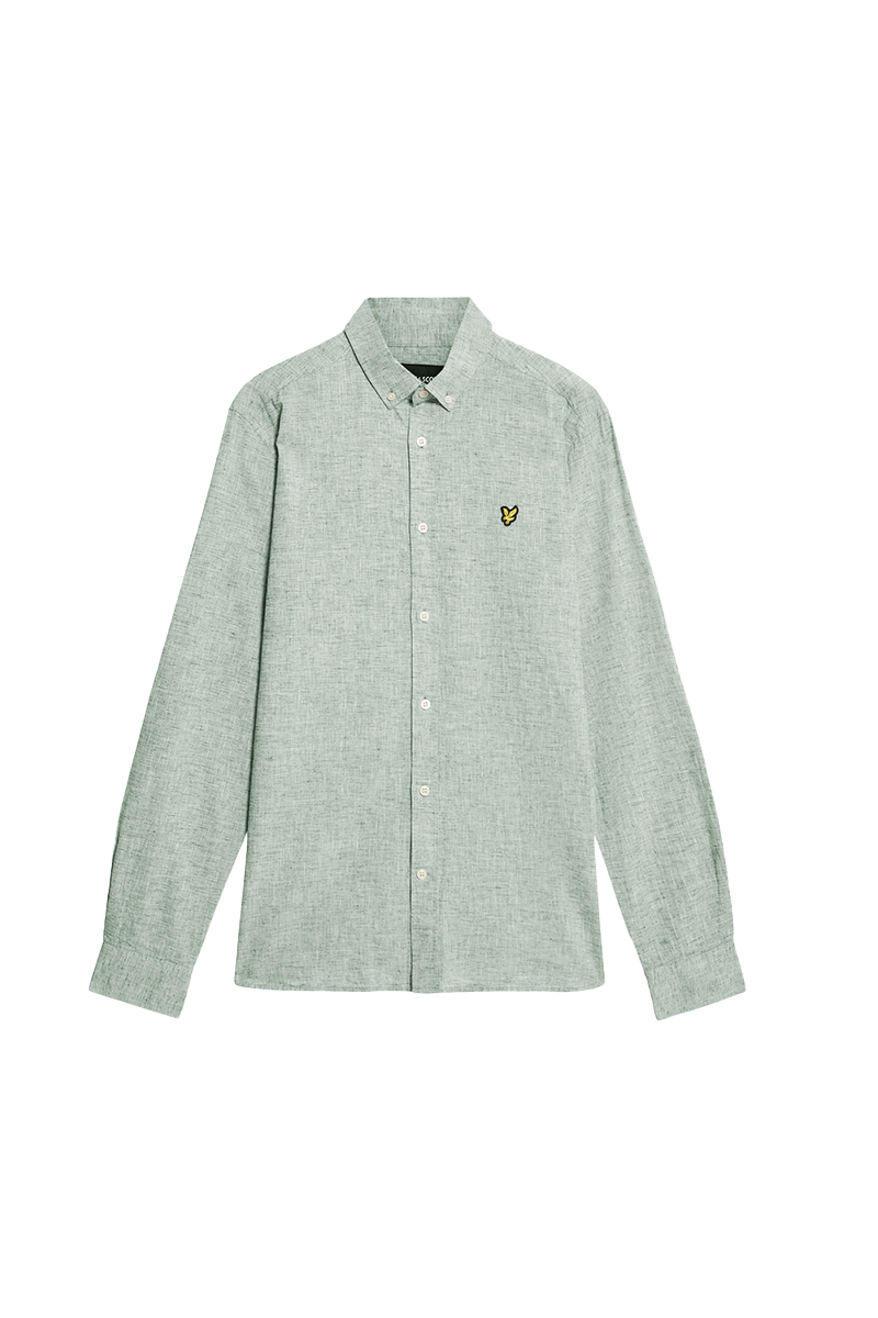 Lyle and Scott Linen blend oxford shirt