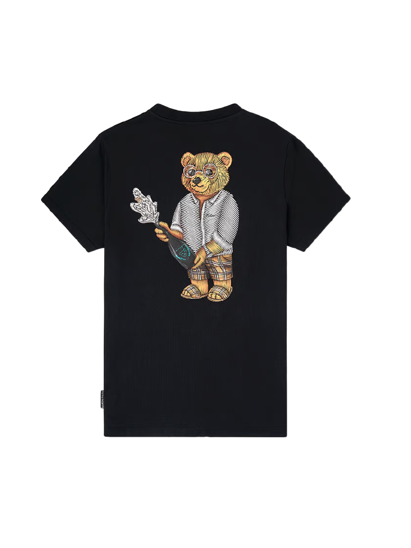Baron Filou Backprint t-shirt with box design the champagne splasher