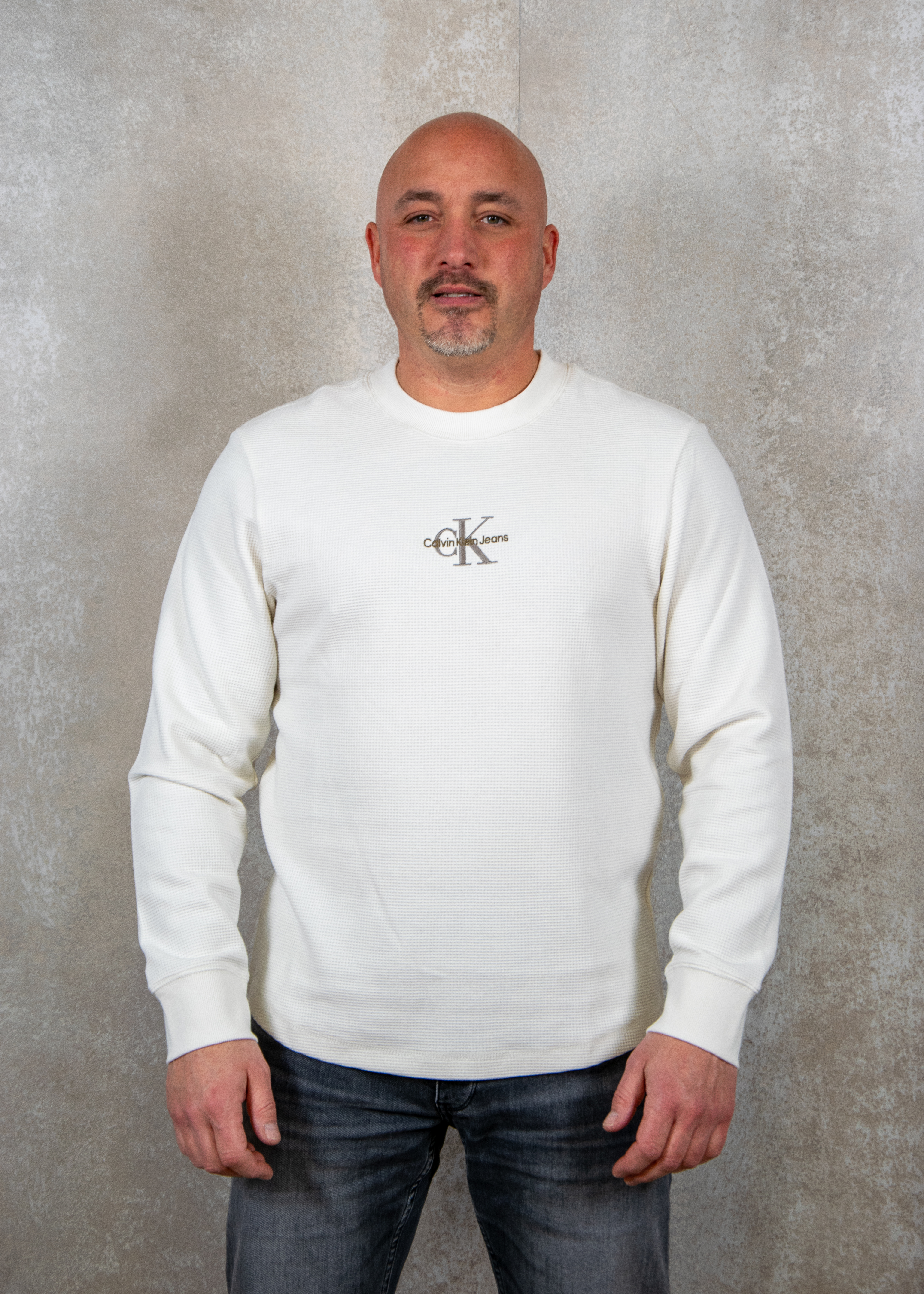 Calvin Klein Monologo waffle ls tee