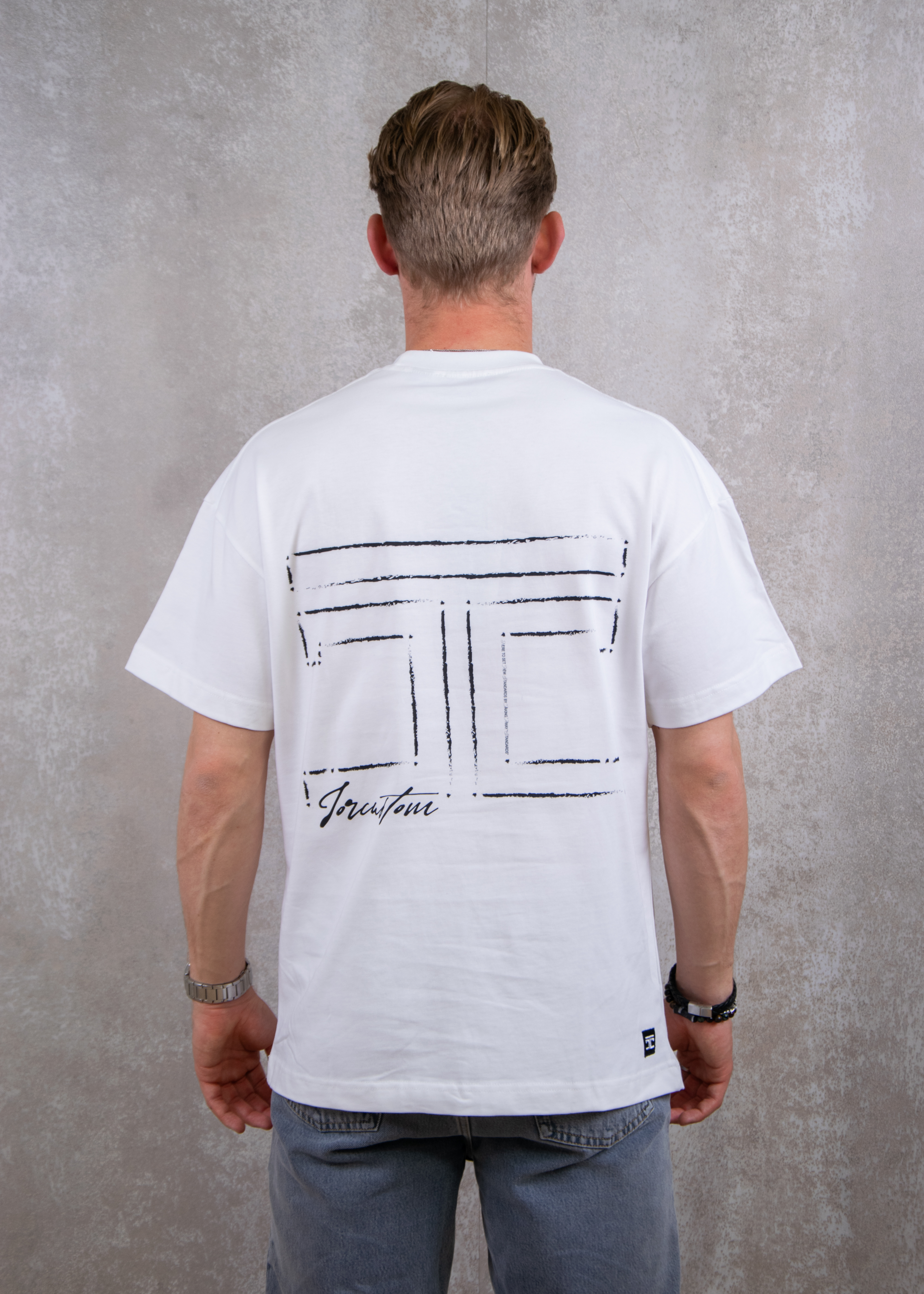 Jorcustom Outline loose fit t-shirt