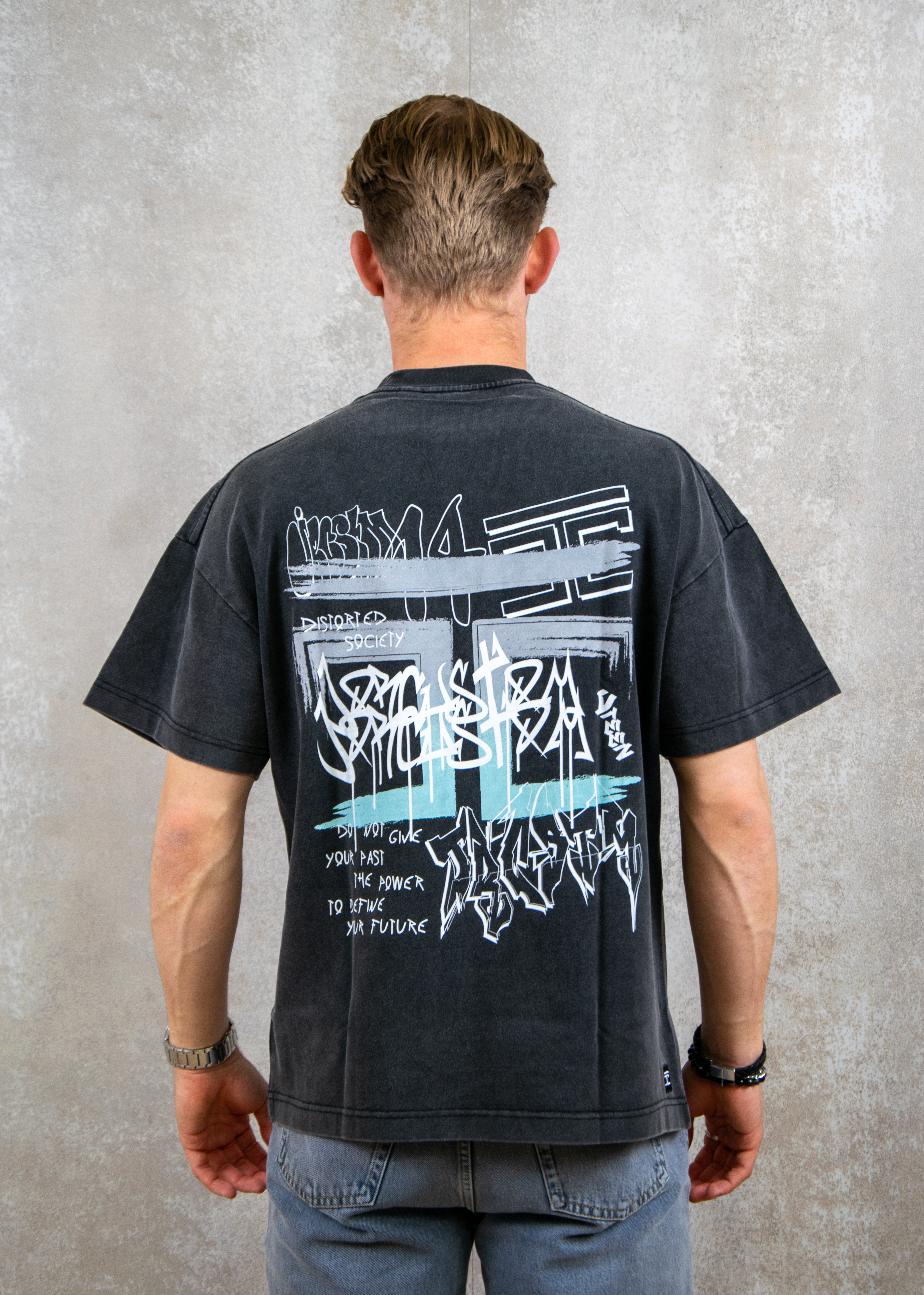 Jorcustom Graffiti loose fit t-shirt