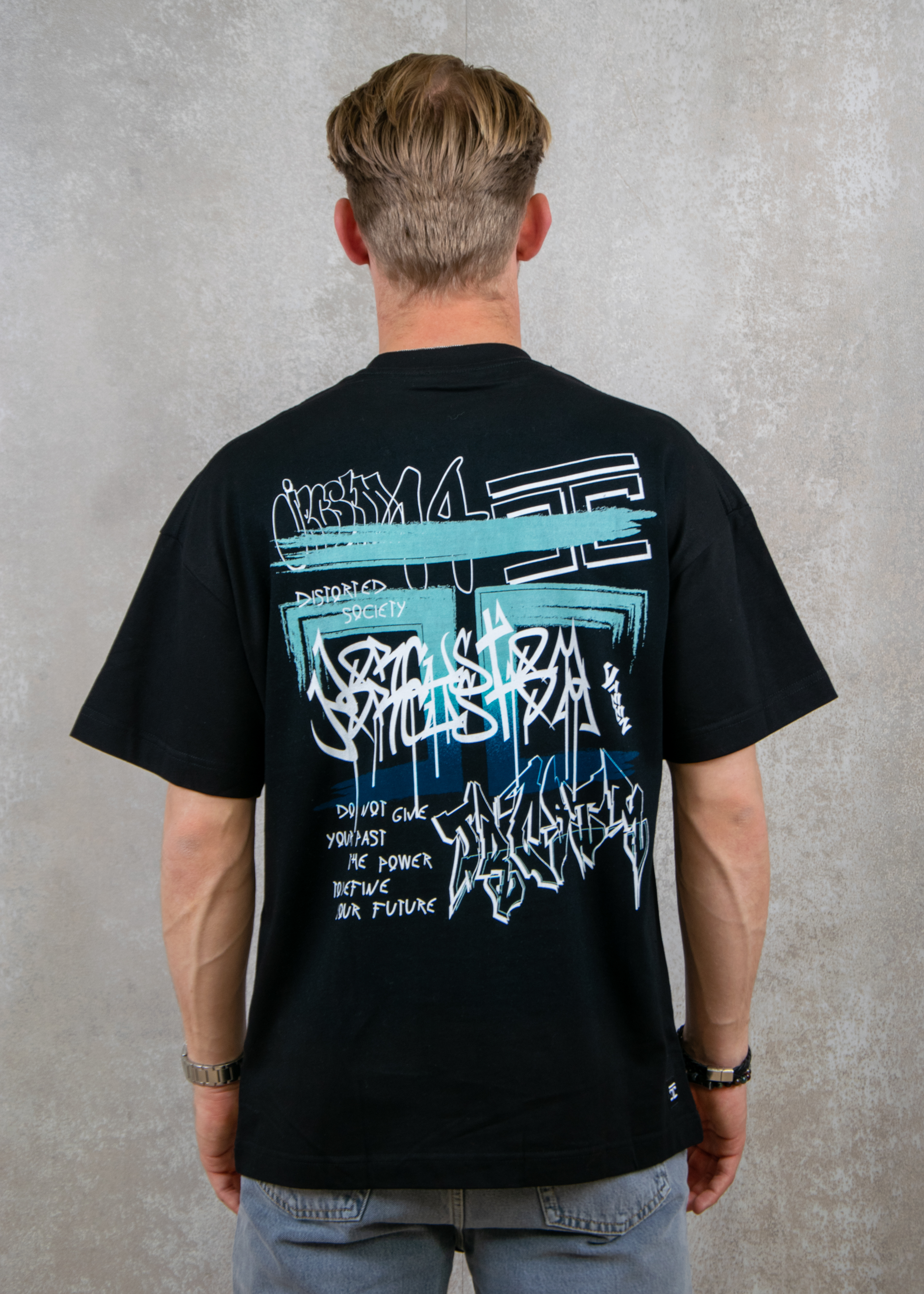Jorcustom Graffiti loose fit t-shirt